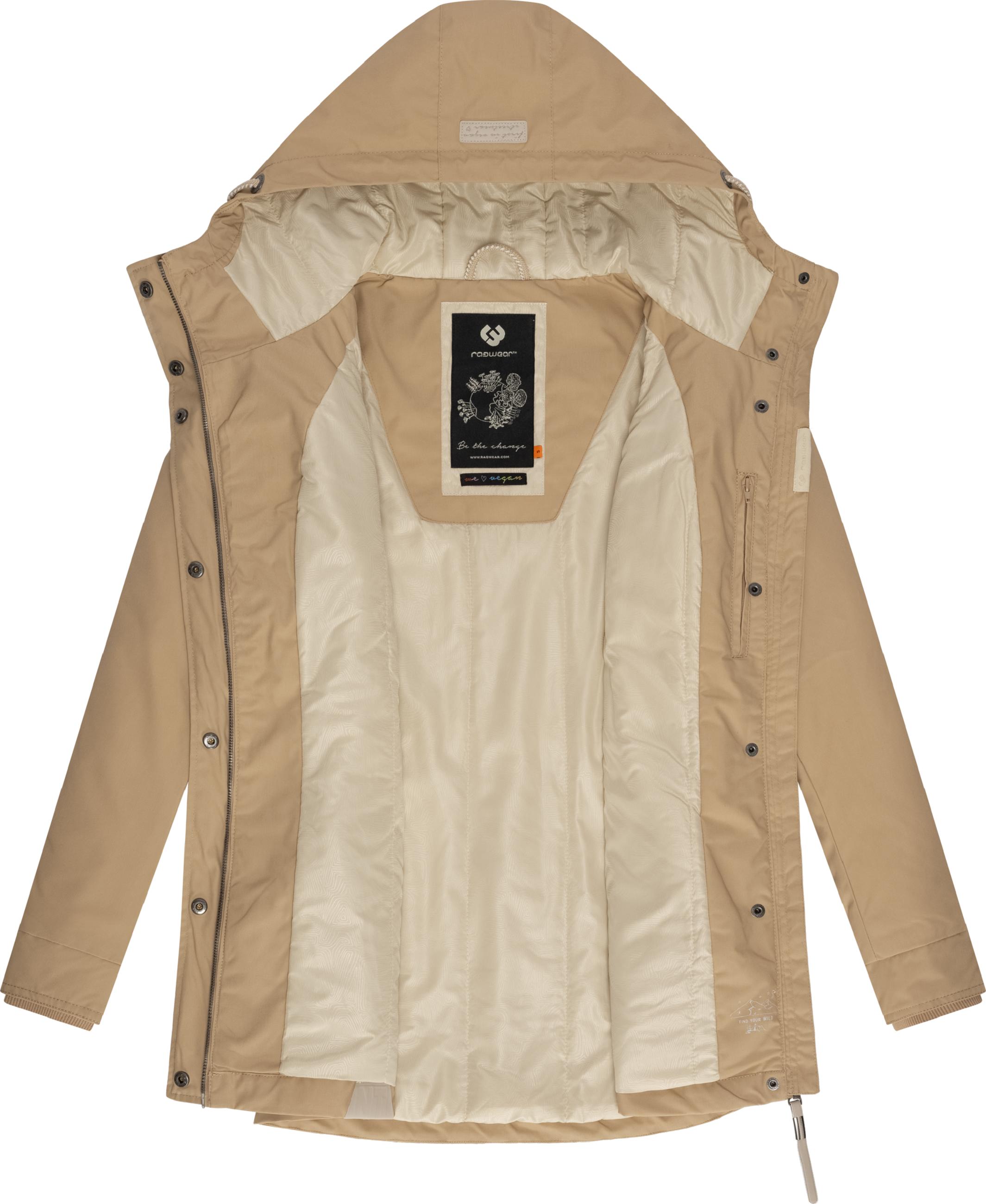 Winterparka mit Kapuze "Monadis Black Label" Taupe24