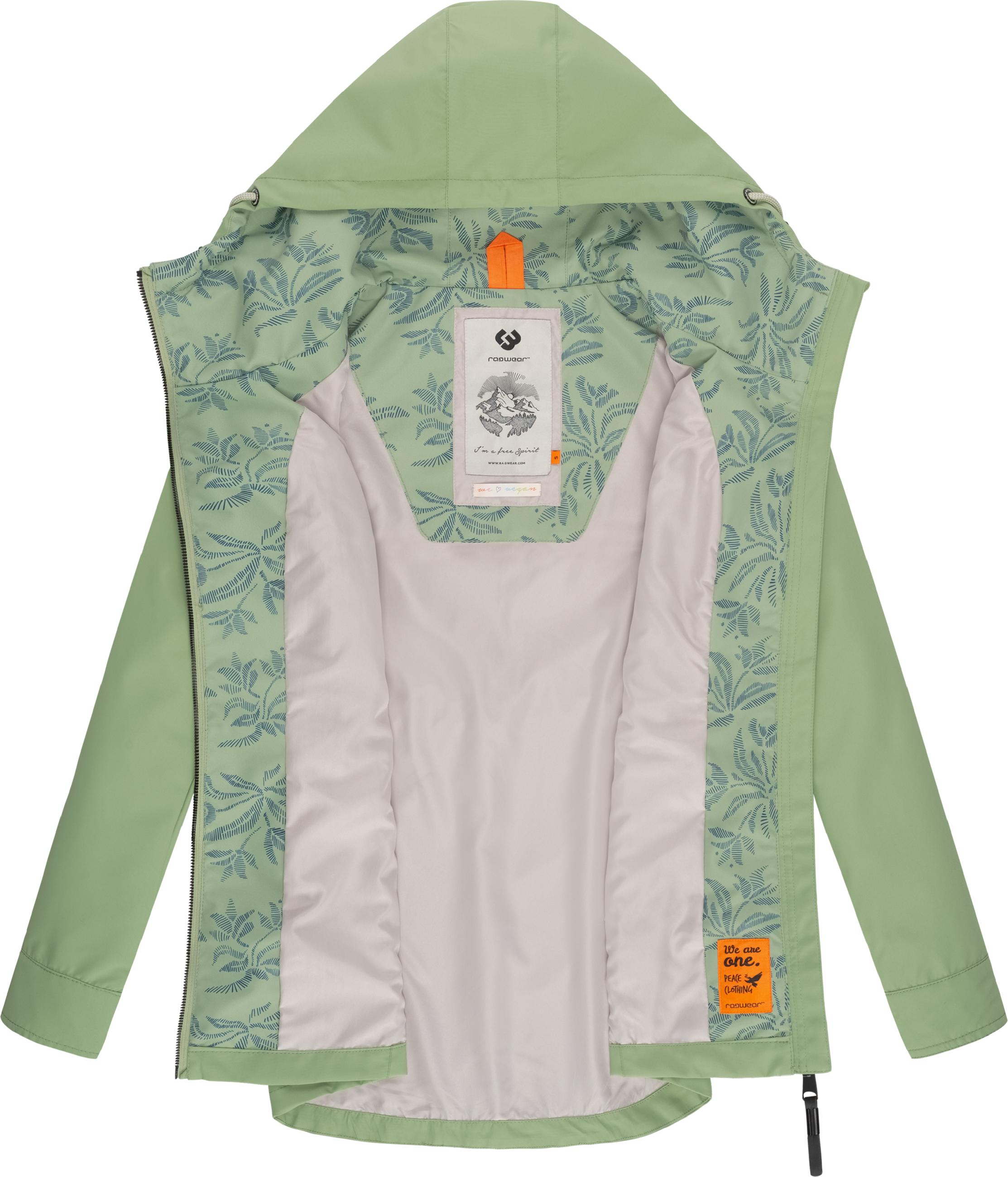 Wasserdichte Übergangsjacke mit Kapuze "Monadis" Dusty Green24