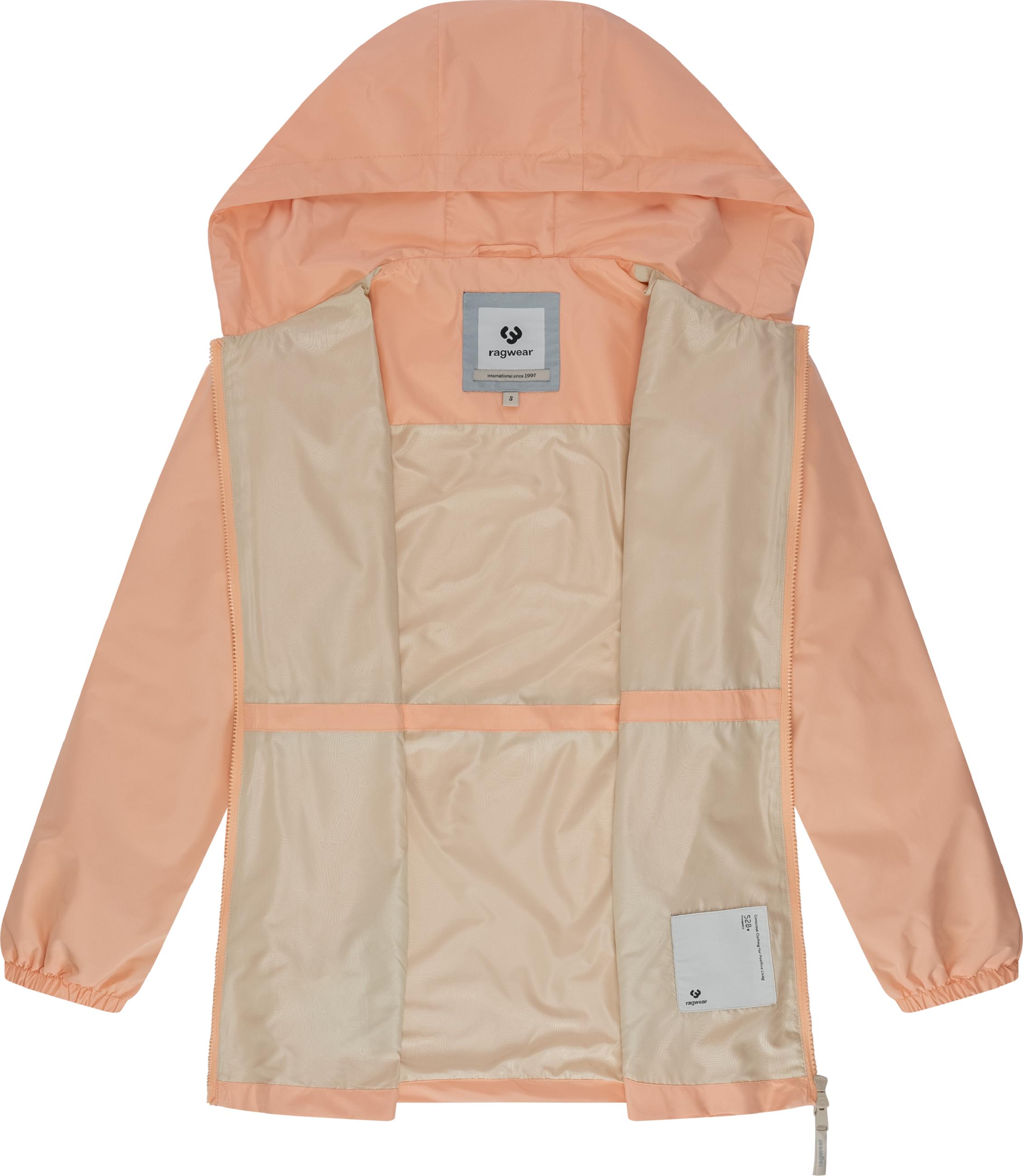 Wasserdichte Kapuzenjacke "Monadissimo A" Light Peach