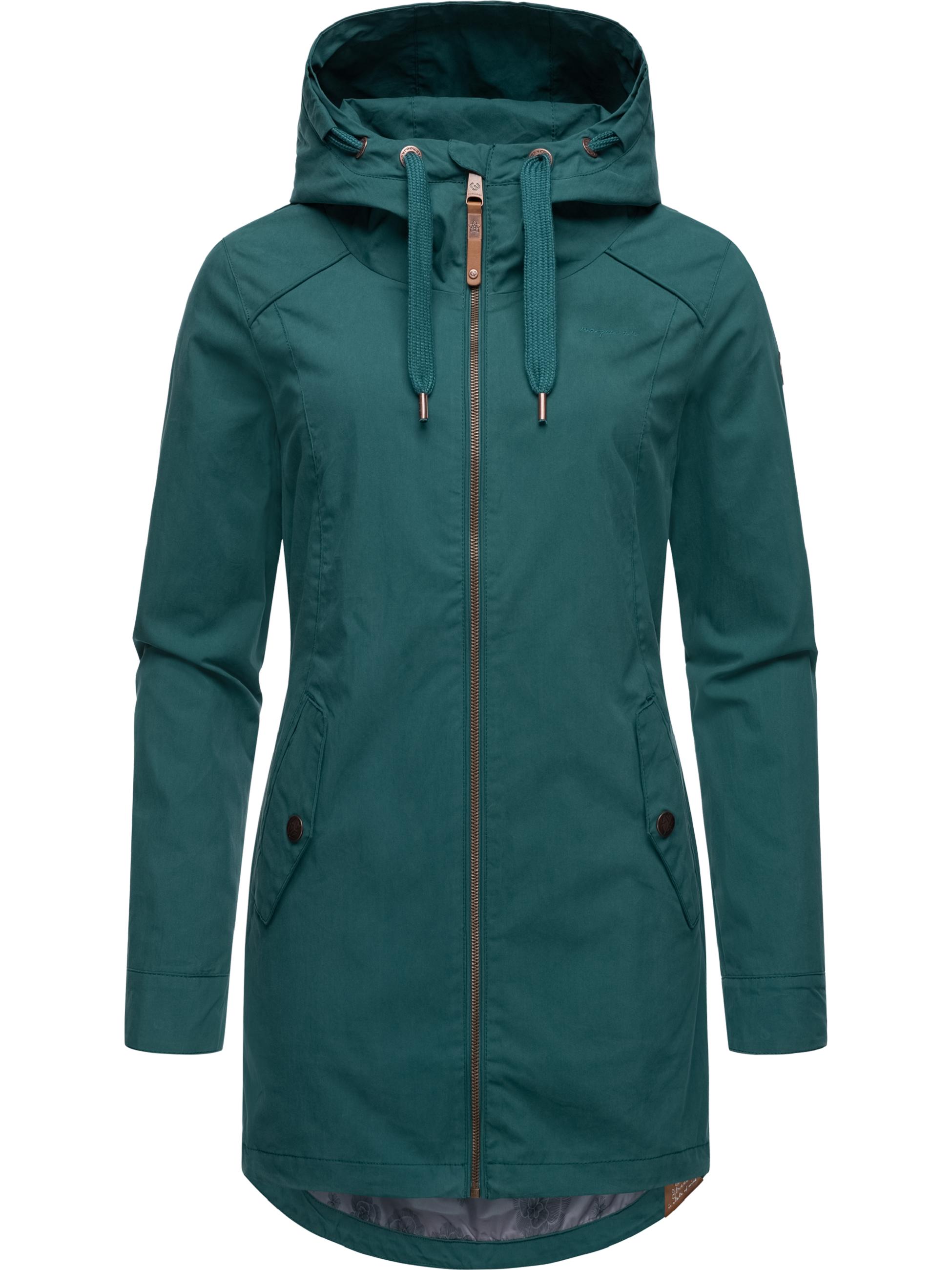 Leichter Parka mit Kapuze "Mondda" Dark Green