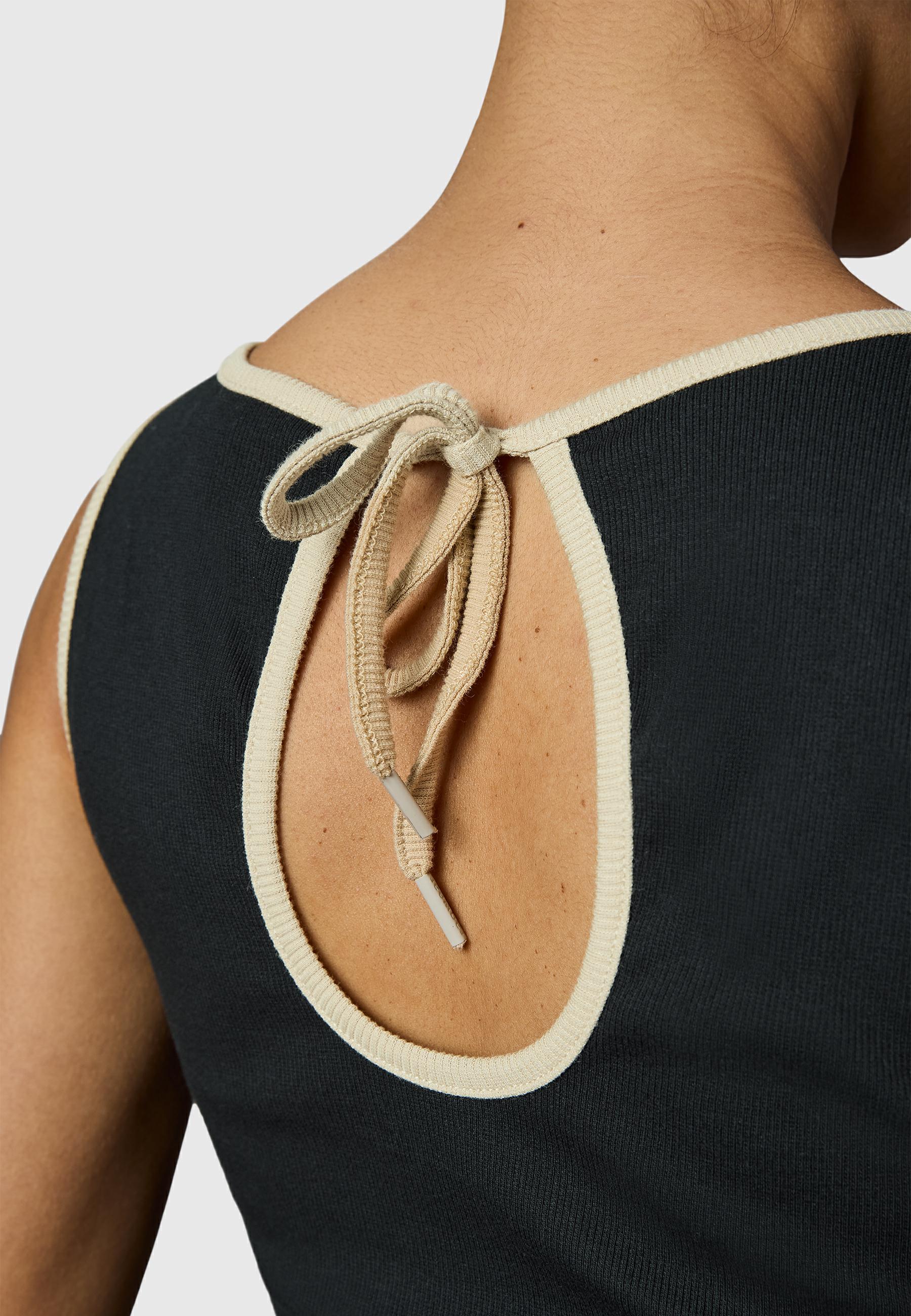 Knielanges Sommerkleid "Montyca Short YOUMODO" Black