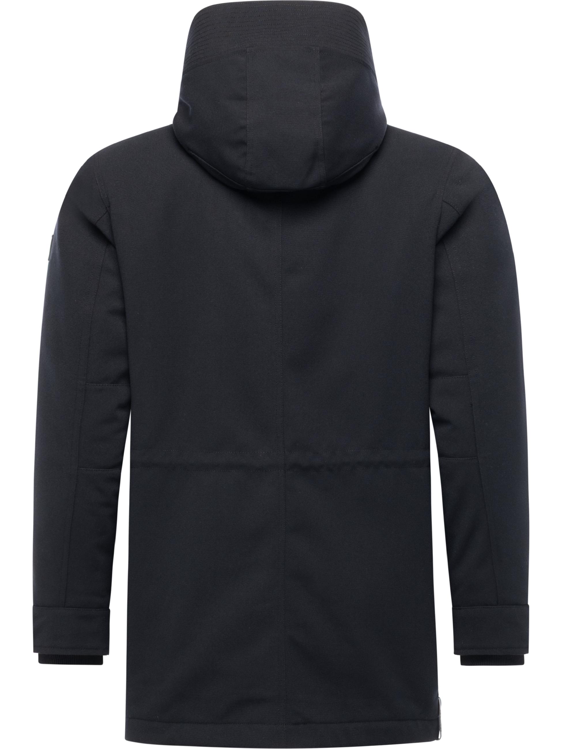 Wasserdichter Winter Kurzmantel "Mr Cany YOUMODO" Black