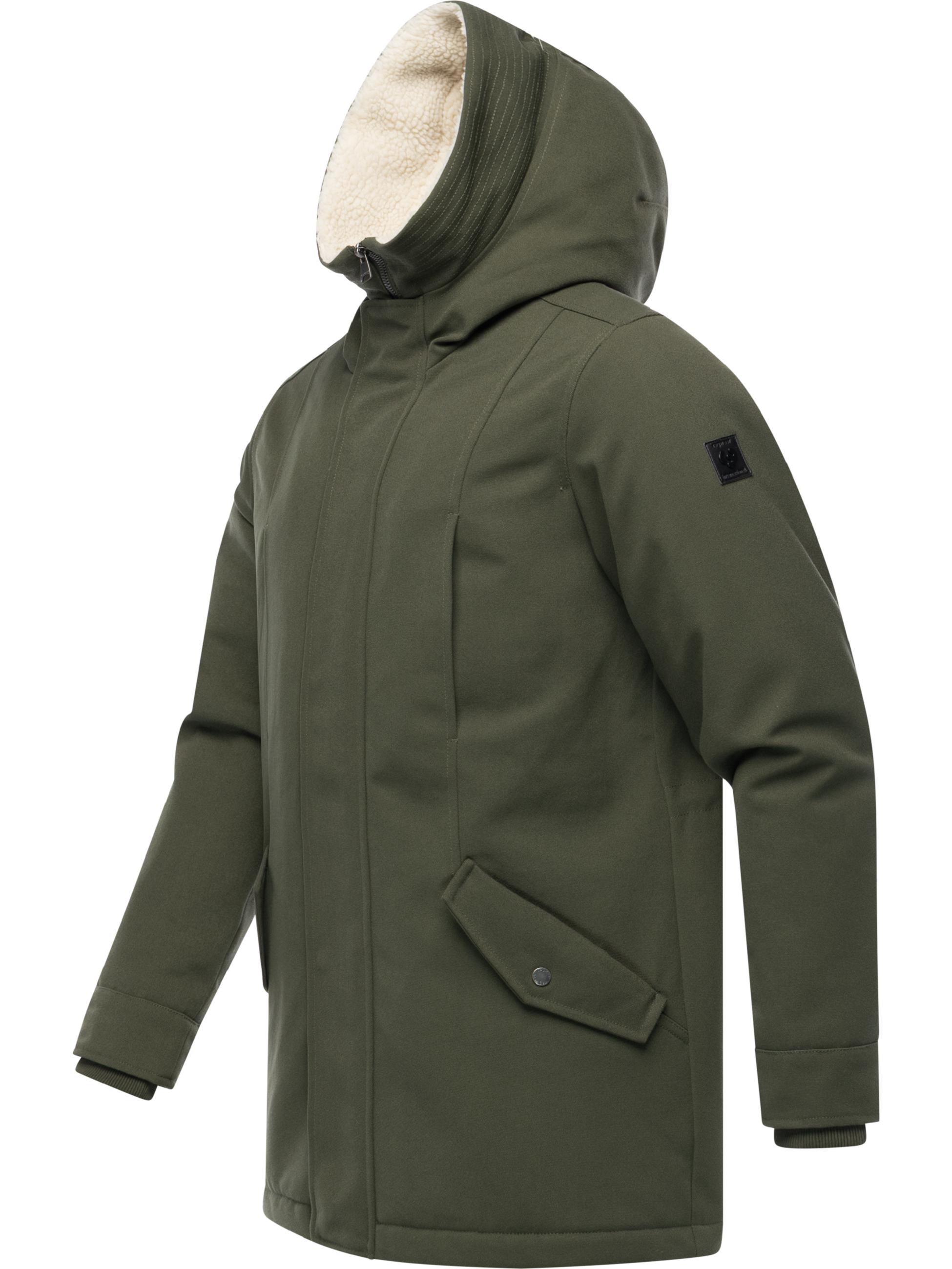 Wasserdichter Winter Kurzmantel "Mr Cany YOUMODO" Dark Olive