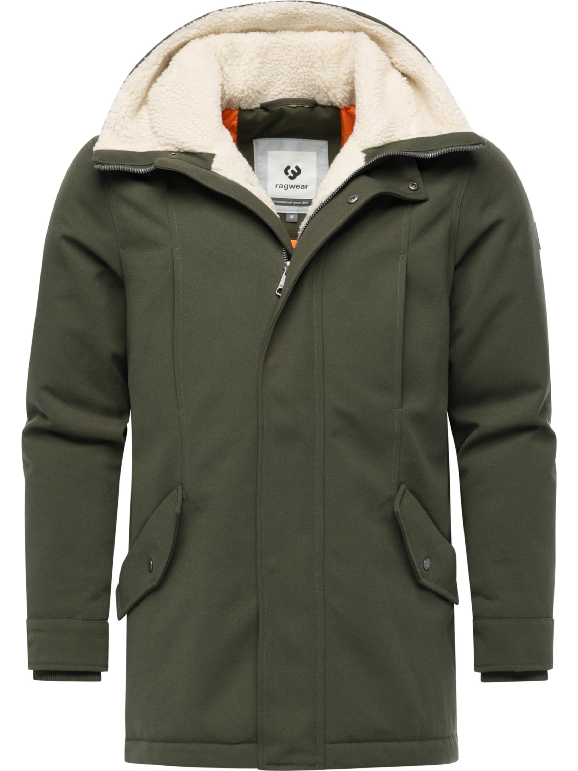 Wasserdichter Winter Kurzmantel "Mr Cany YOUMODO" Dark Olive