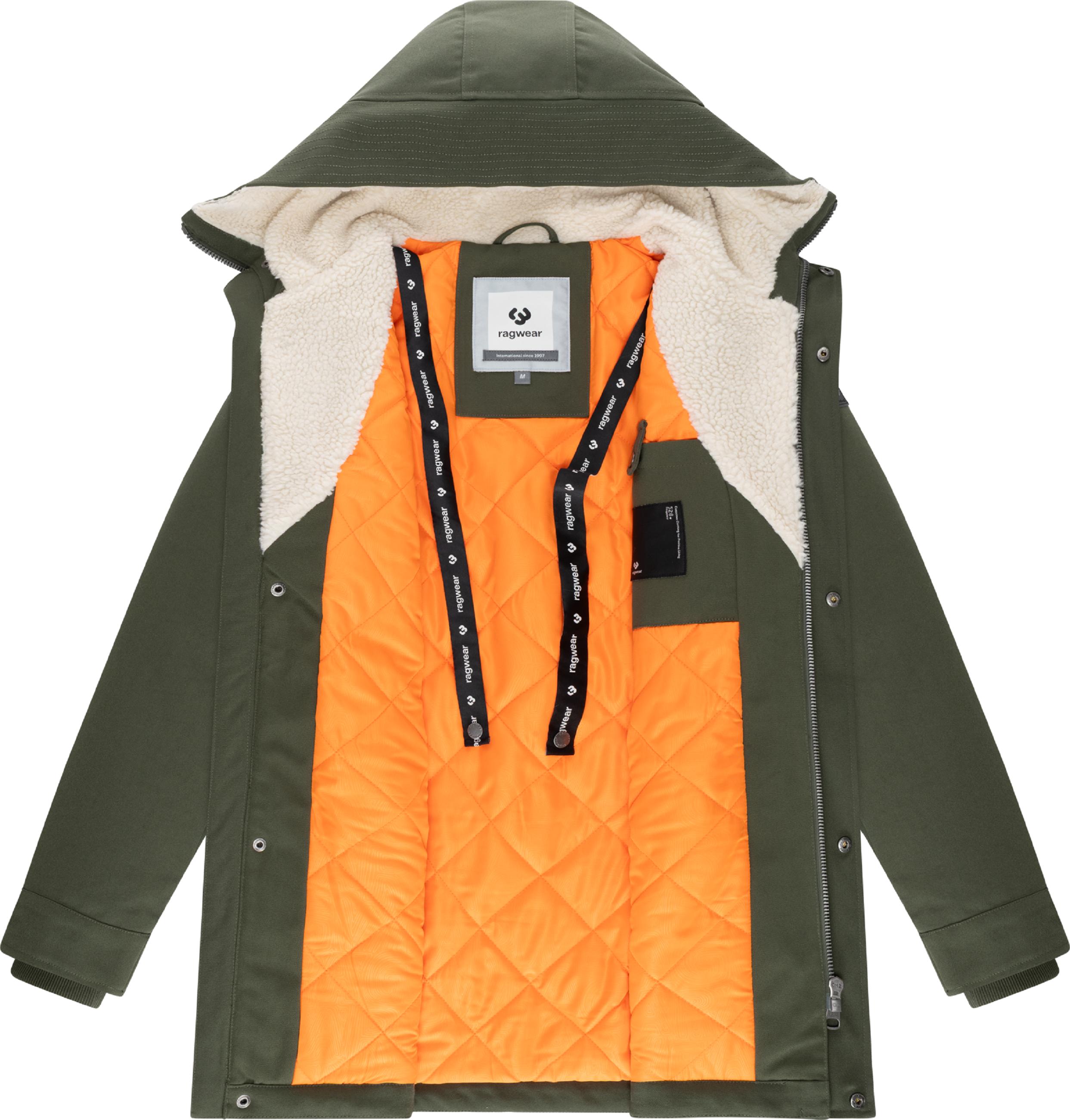 Wasserdichter Winter Kurzmantel "Mr Cany YOUMODO" Dark Olive