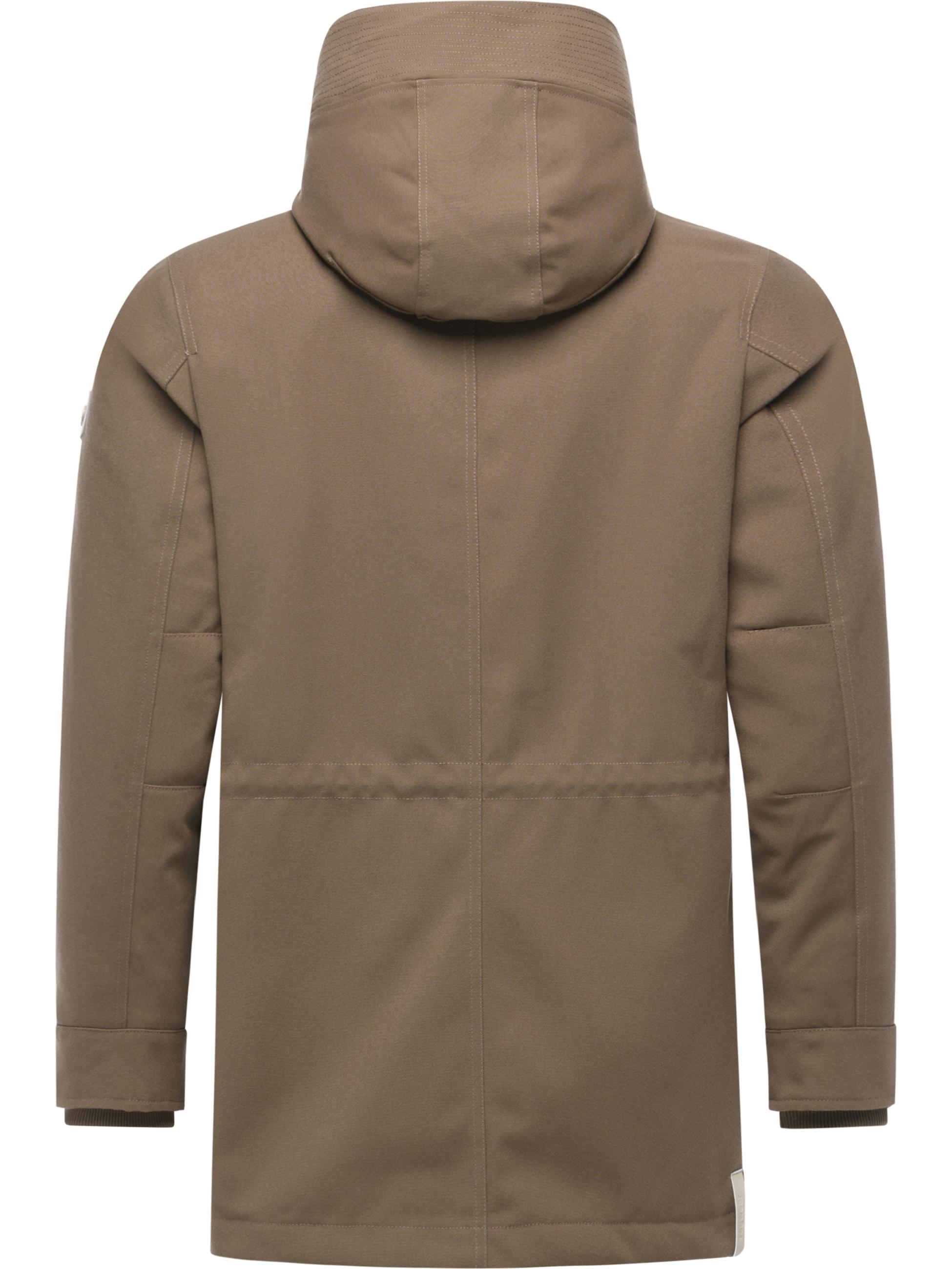 Wasserdichter Winter Kurzmantel "Mr Cany YOUMODO" Mocca