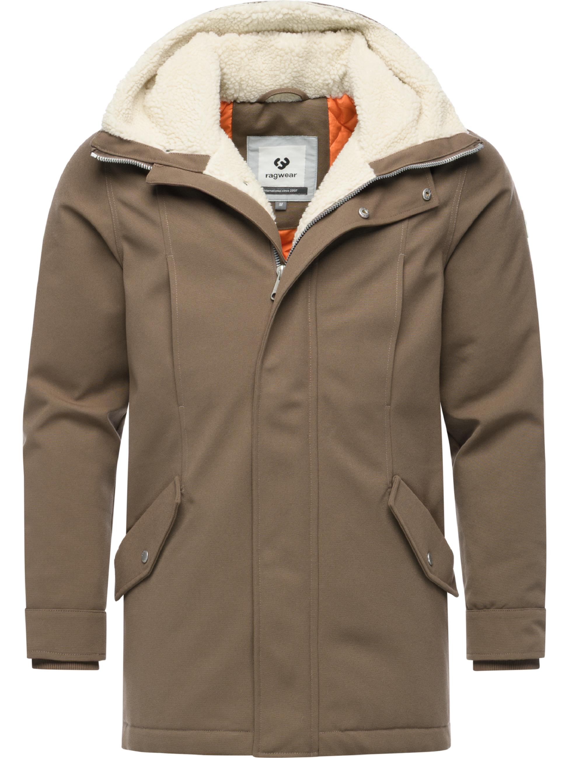 Wasserdichter Winter Kurzmantel "Mr Cany YOUMODO" Mocca