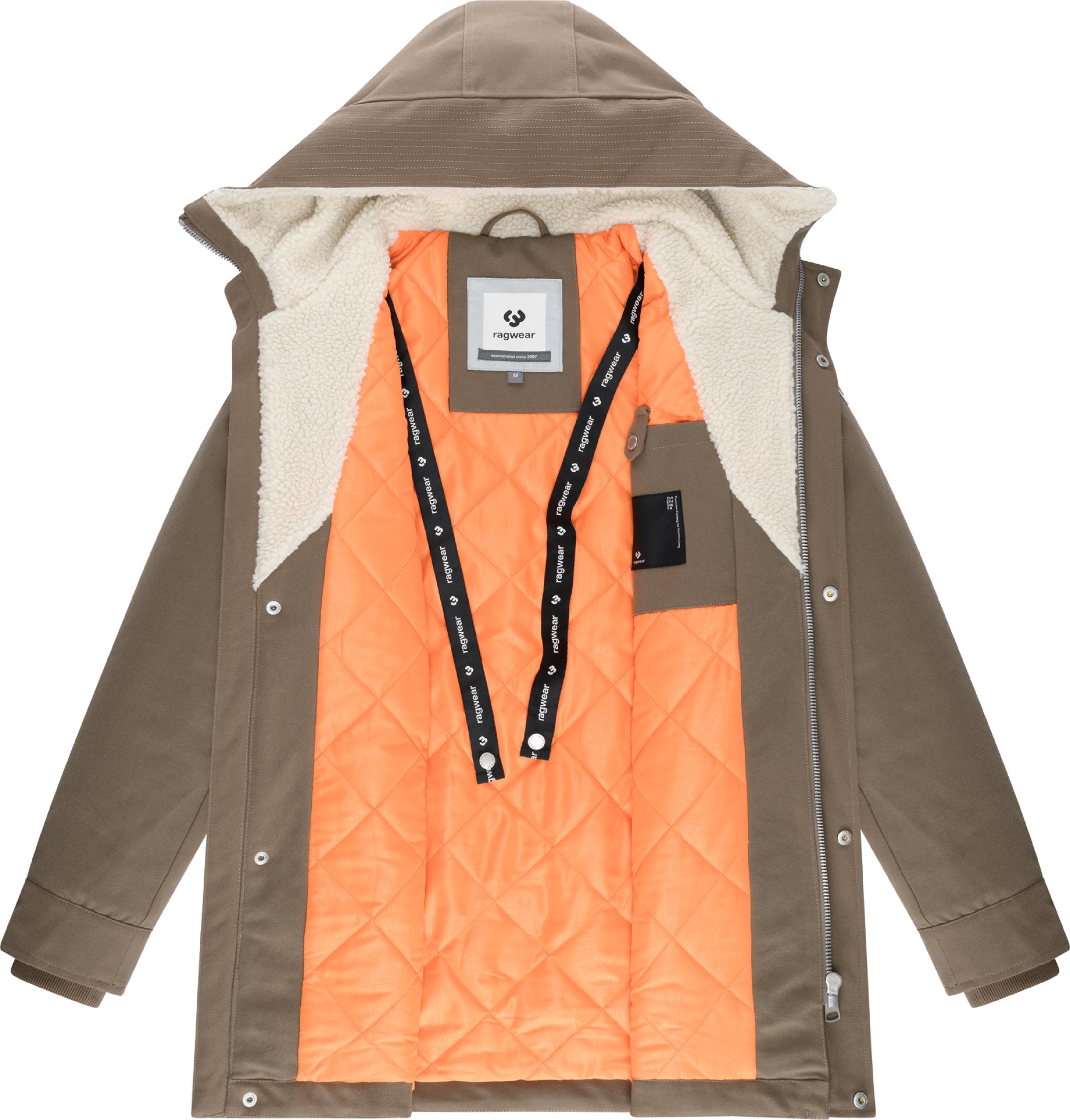 Wasserdichter Winter Kurzmantel "Mr Cany YOUMODO" Mocca