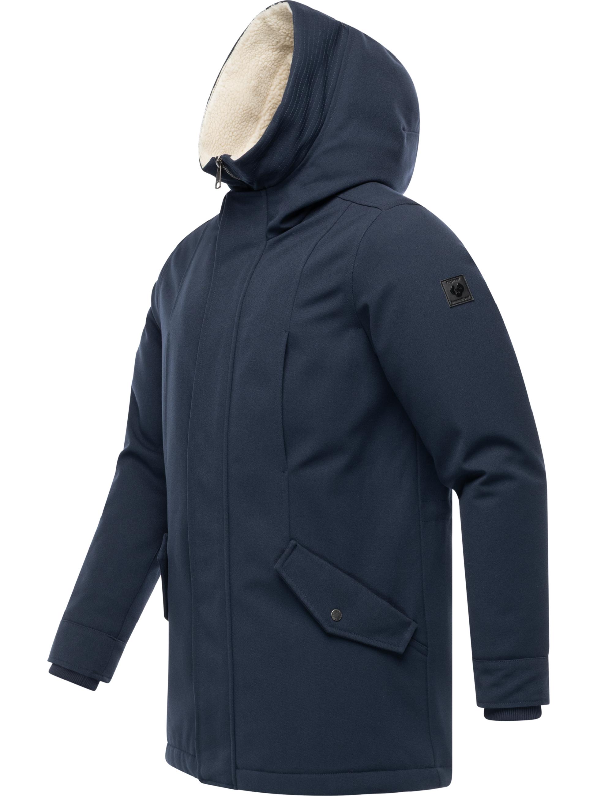 Wasserdichter Winter Kurzmantel "Mr Cany YOUMODO" Navy