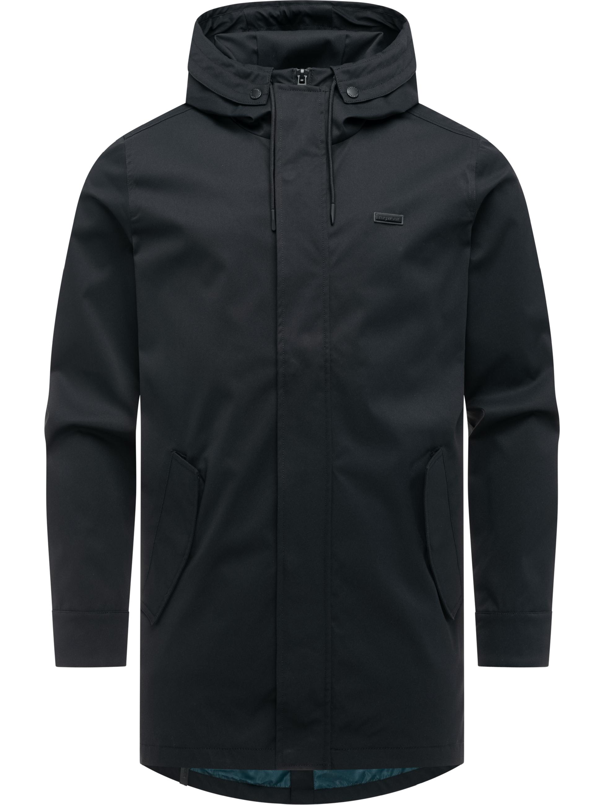 Funktionsmantel mit Kapuze "Mr Smithem Twill YOUMODO" Black