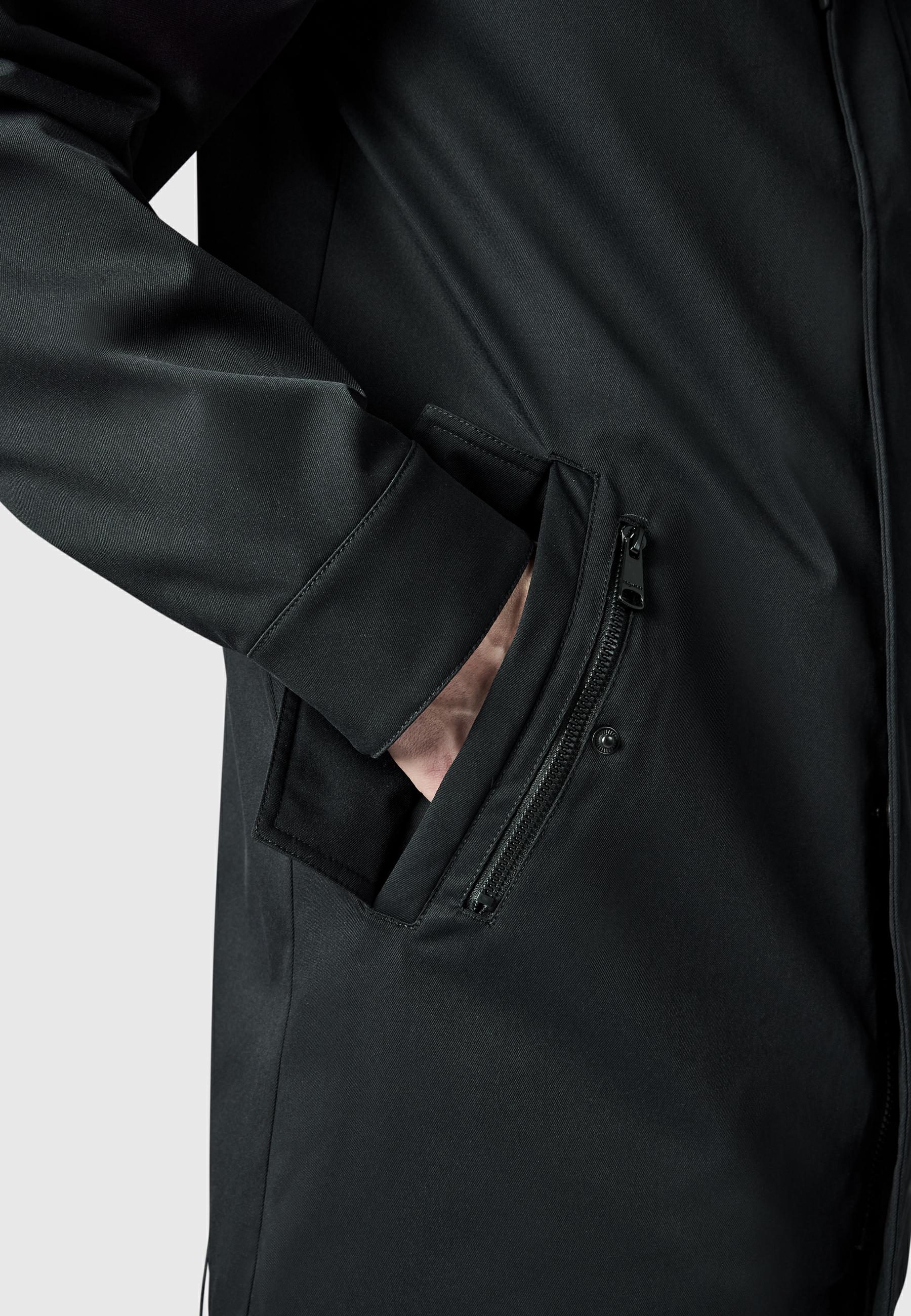 Funktionsmantel mit Kapuze "Mr Smithem Twill YOUMODO" Black