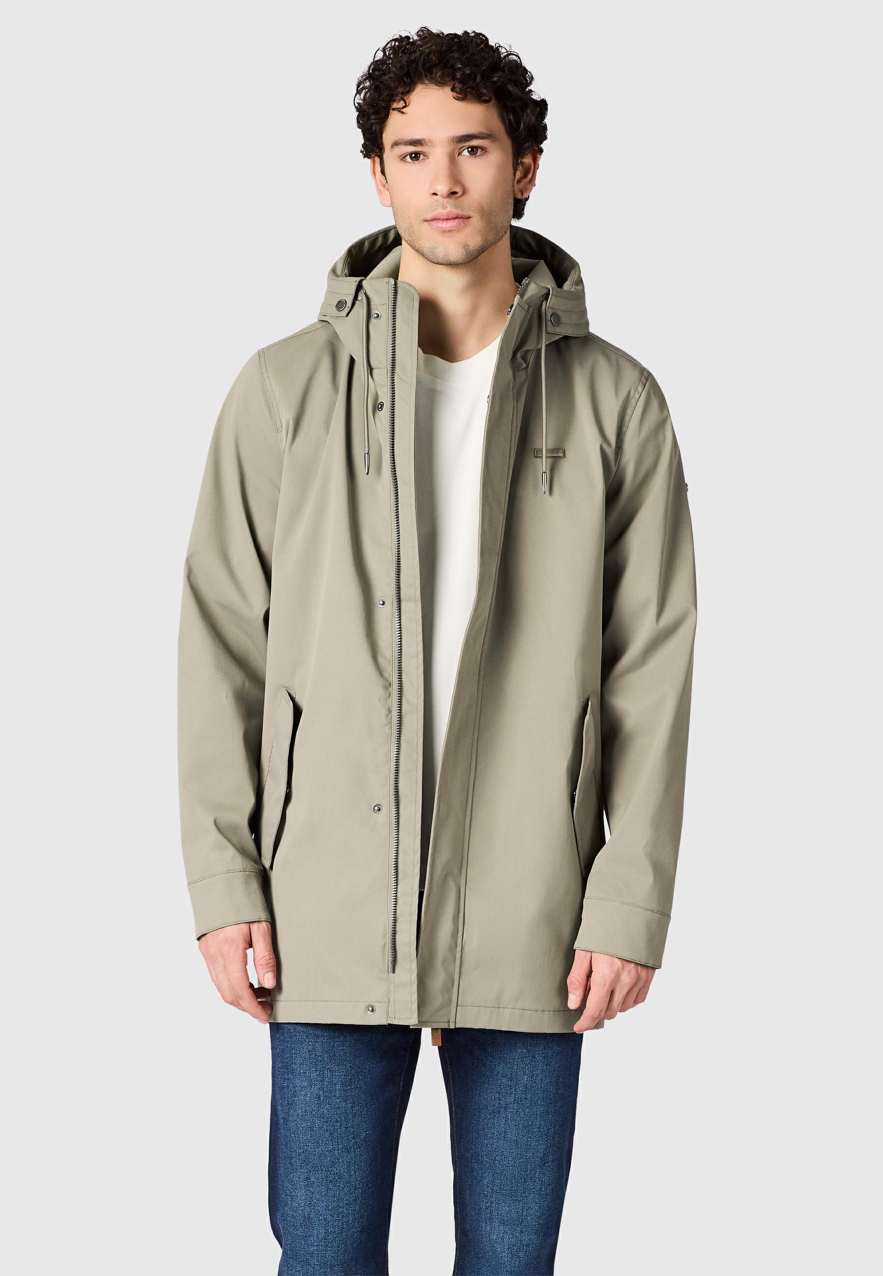 Funktionsmantel mit Kapuze "Mr Smithem Twill YOUMODO" Dusty Olive