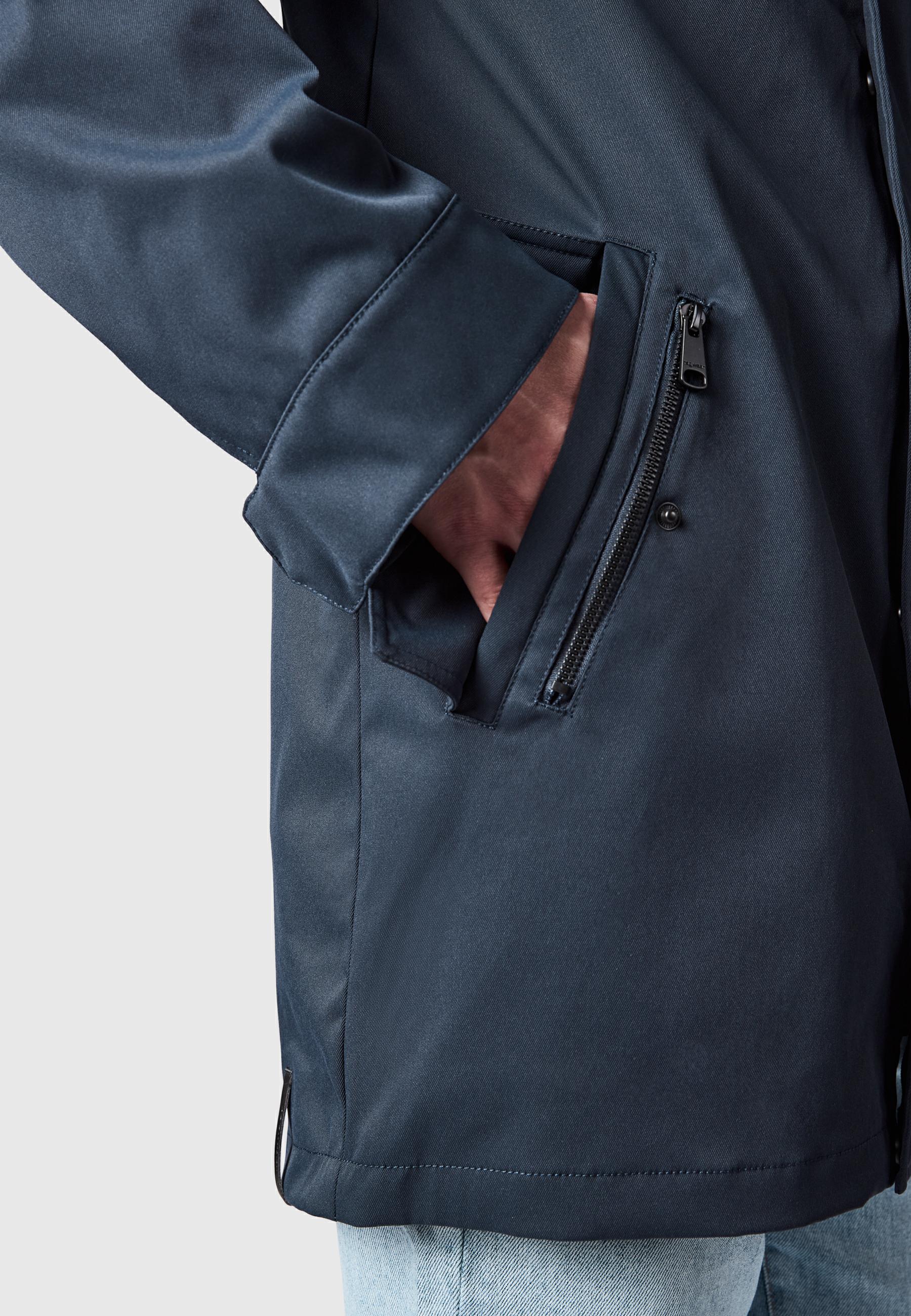 Funktionsmantel mit Kapuze "Mr Smithem Twill YOUMODO" Navy