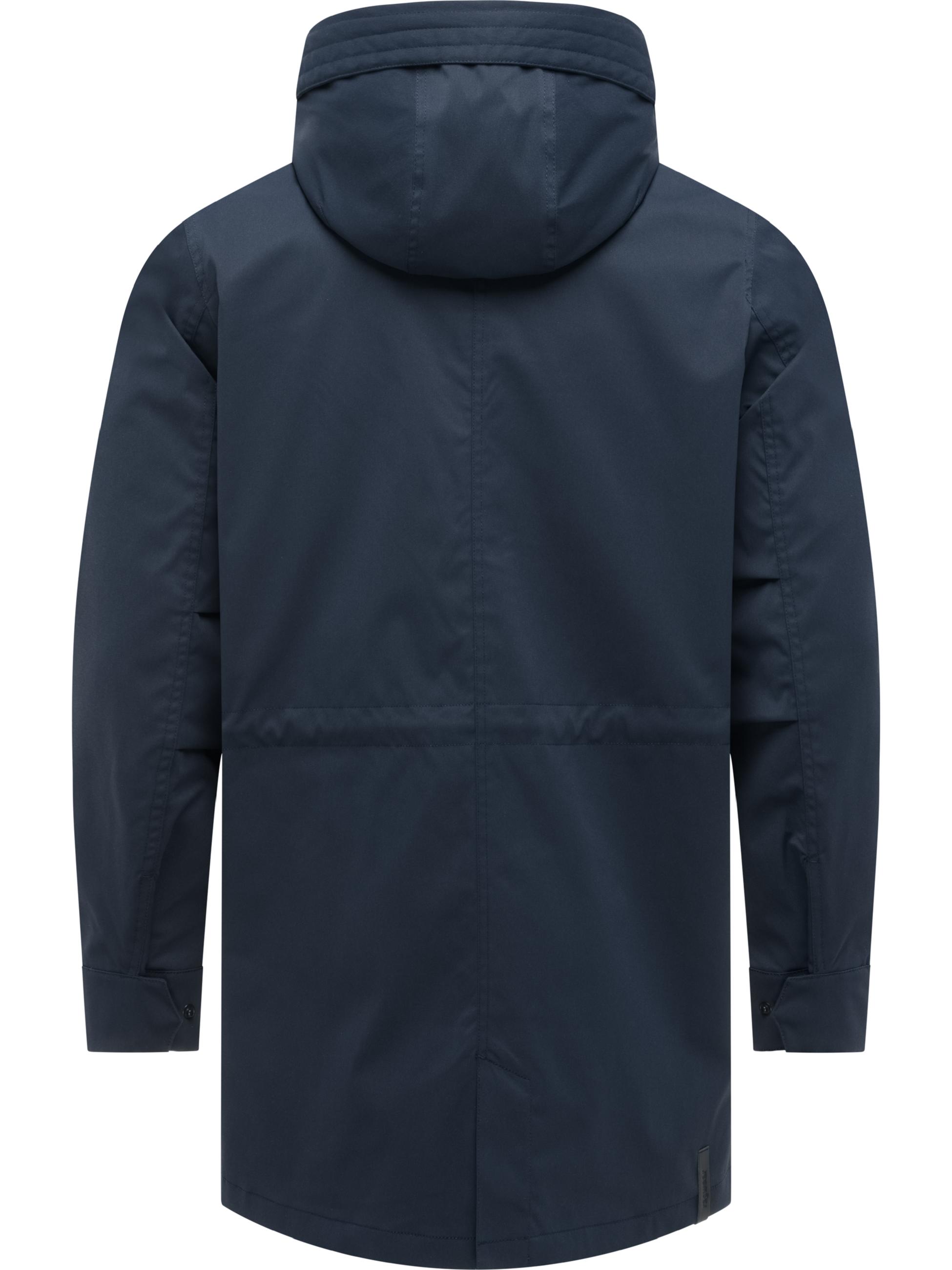 Funktionsmantel mit Kapuze "Mr Smithem Twill YOUMODO" Navy