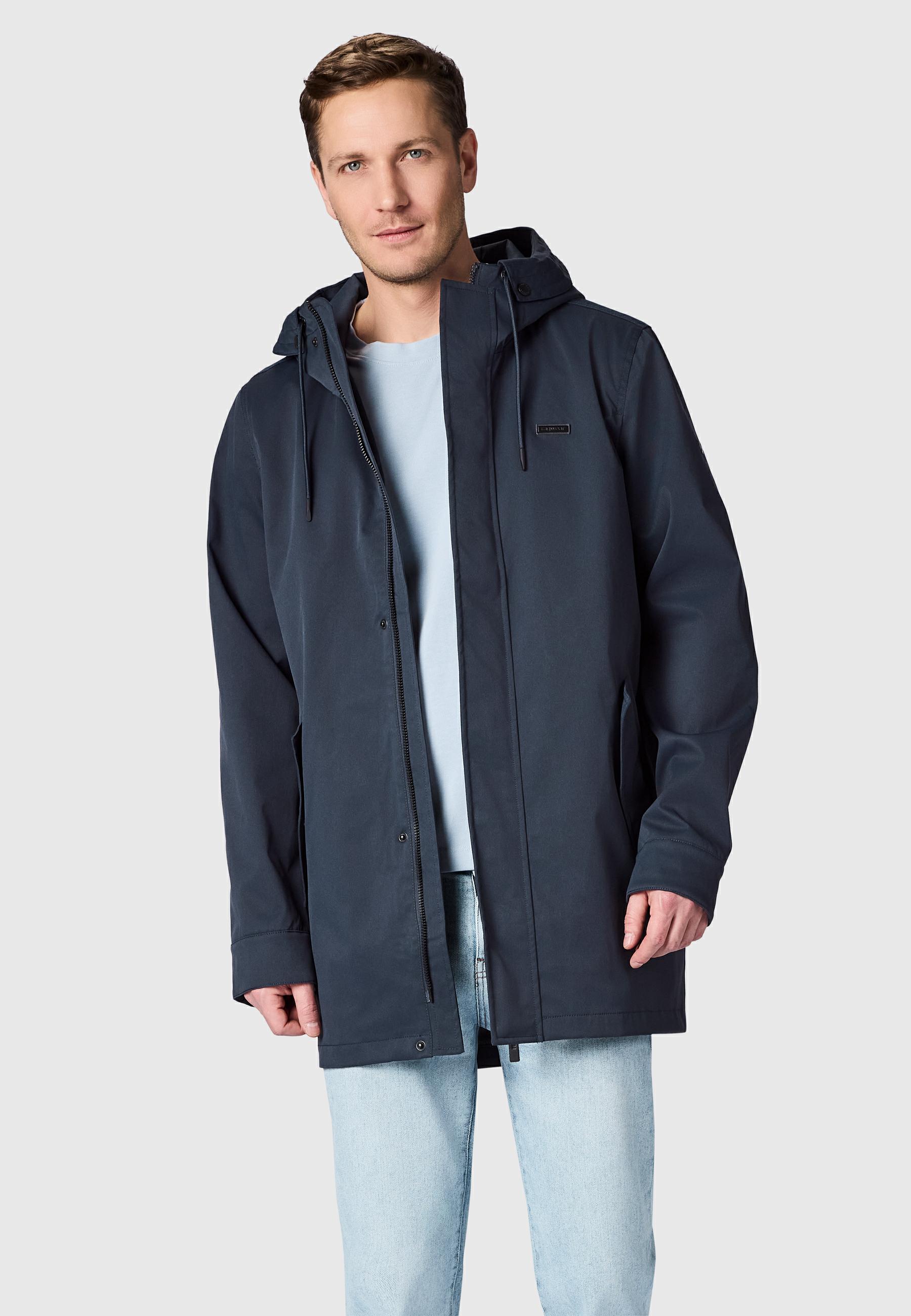 Funktionsmantel mit Kapuze "Mr Smithem Twill YOUMODO" Navy