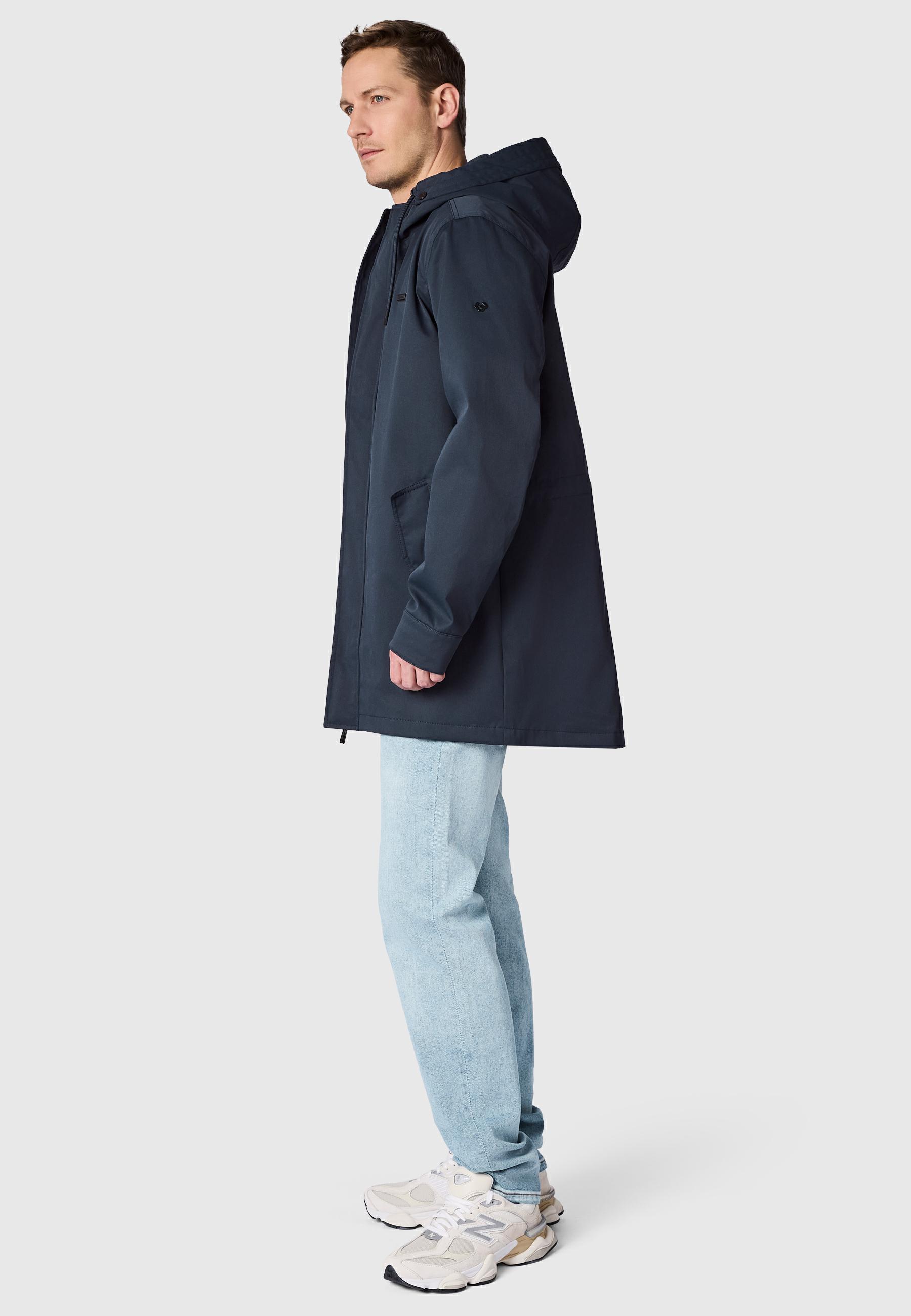 Funktionsmantel mit Kapuze "Mr Smithem Twill YOUMODO" Navy