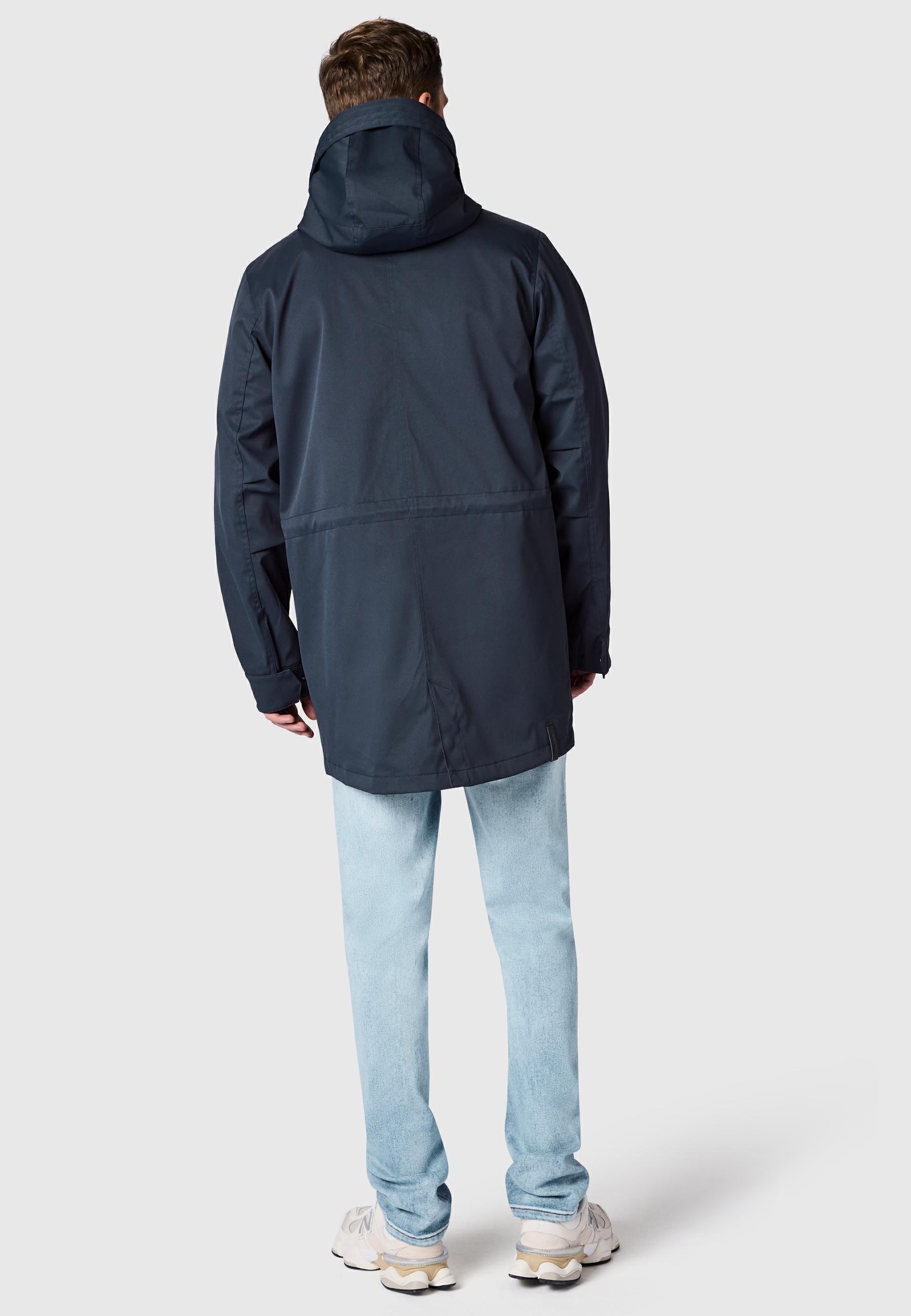 Funktionsmantel mit Kapuze "Mr Smithem Twill YOUMODO" Navy