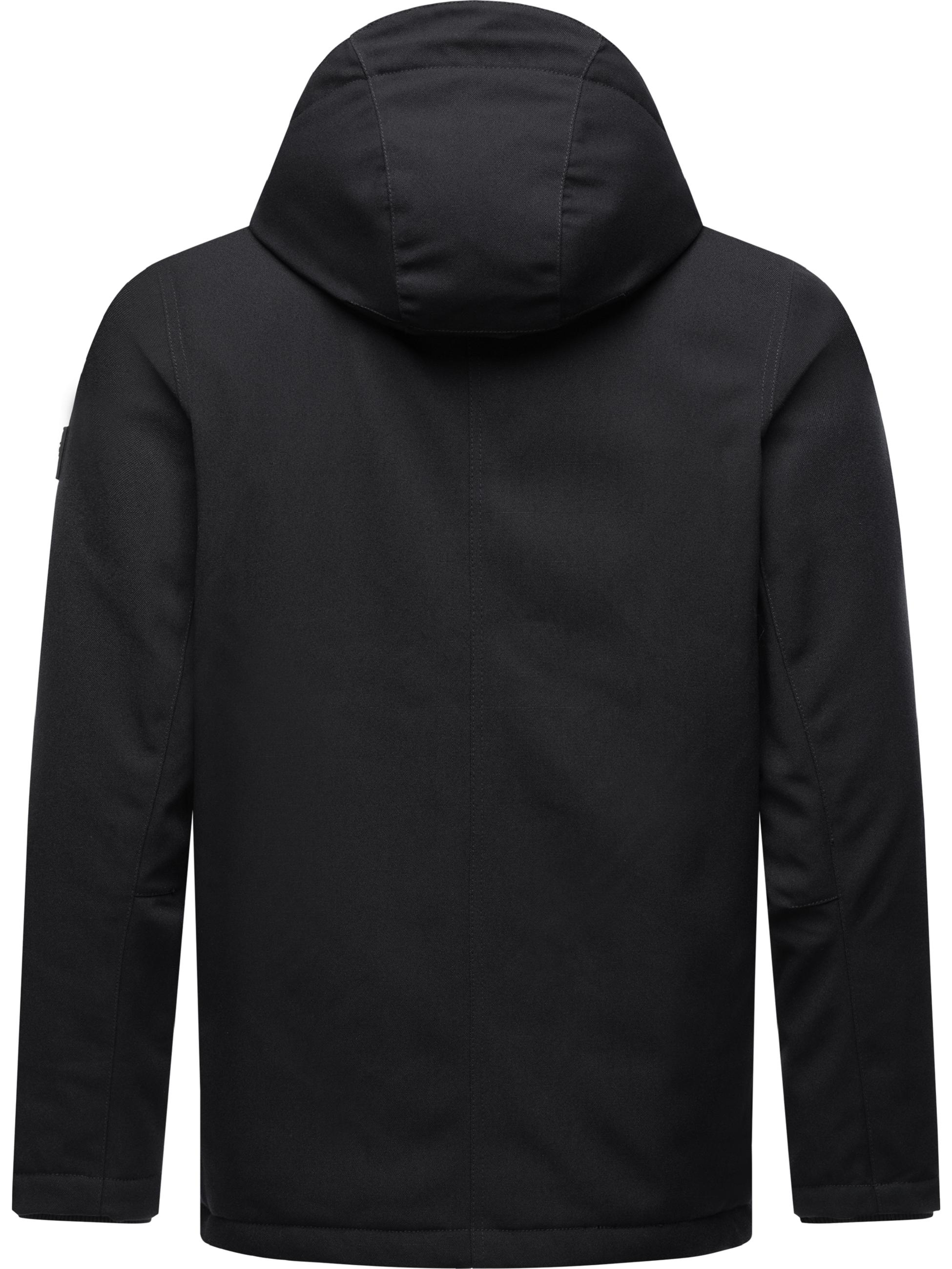 Wasserdichte Winterjacke mit Kapuze "Mr Them" Black25