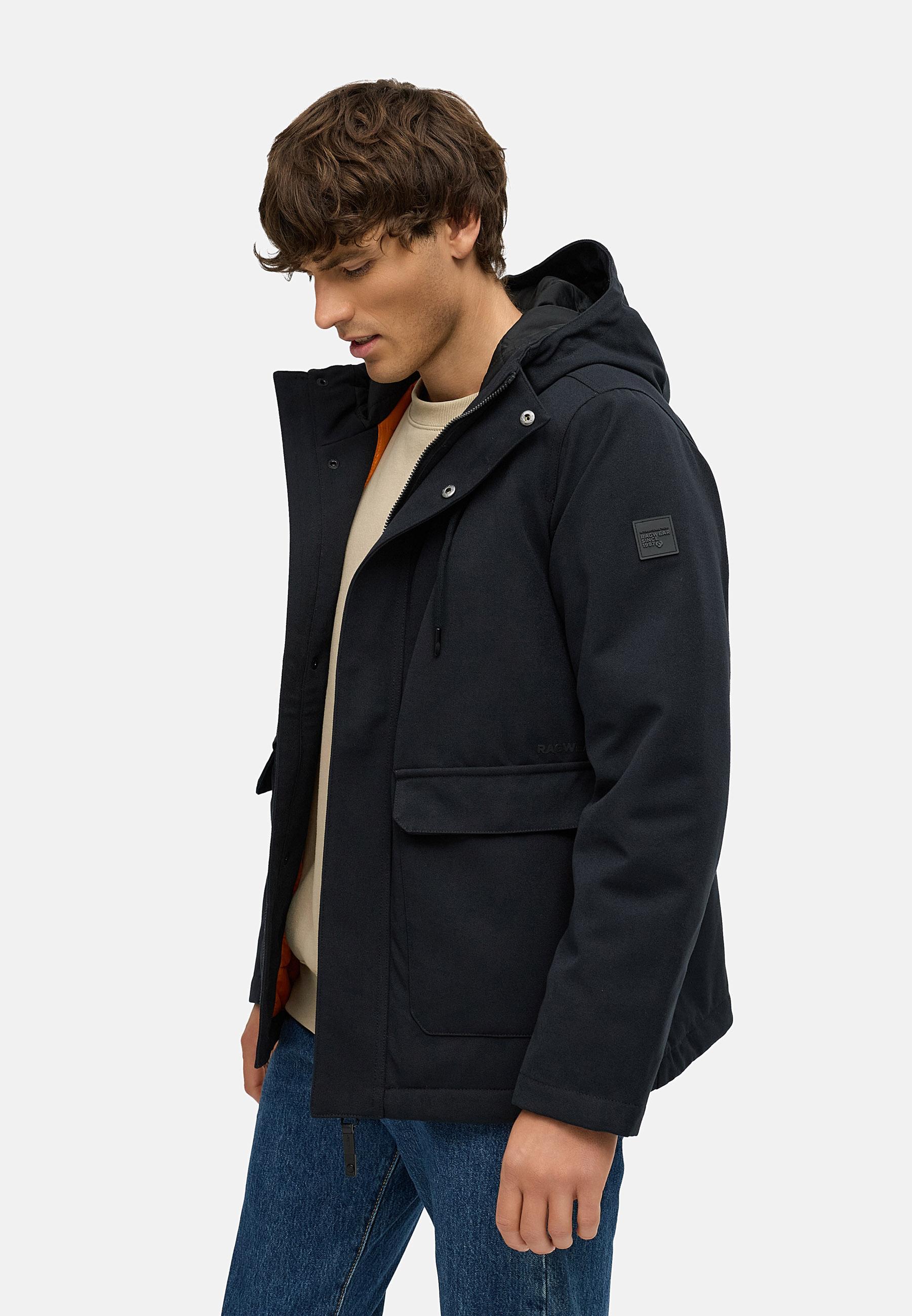 Wasserdichte Winterjacke mit Kapuze "Mr Them" Black25