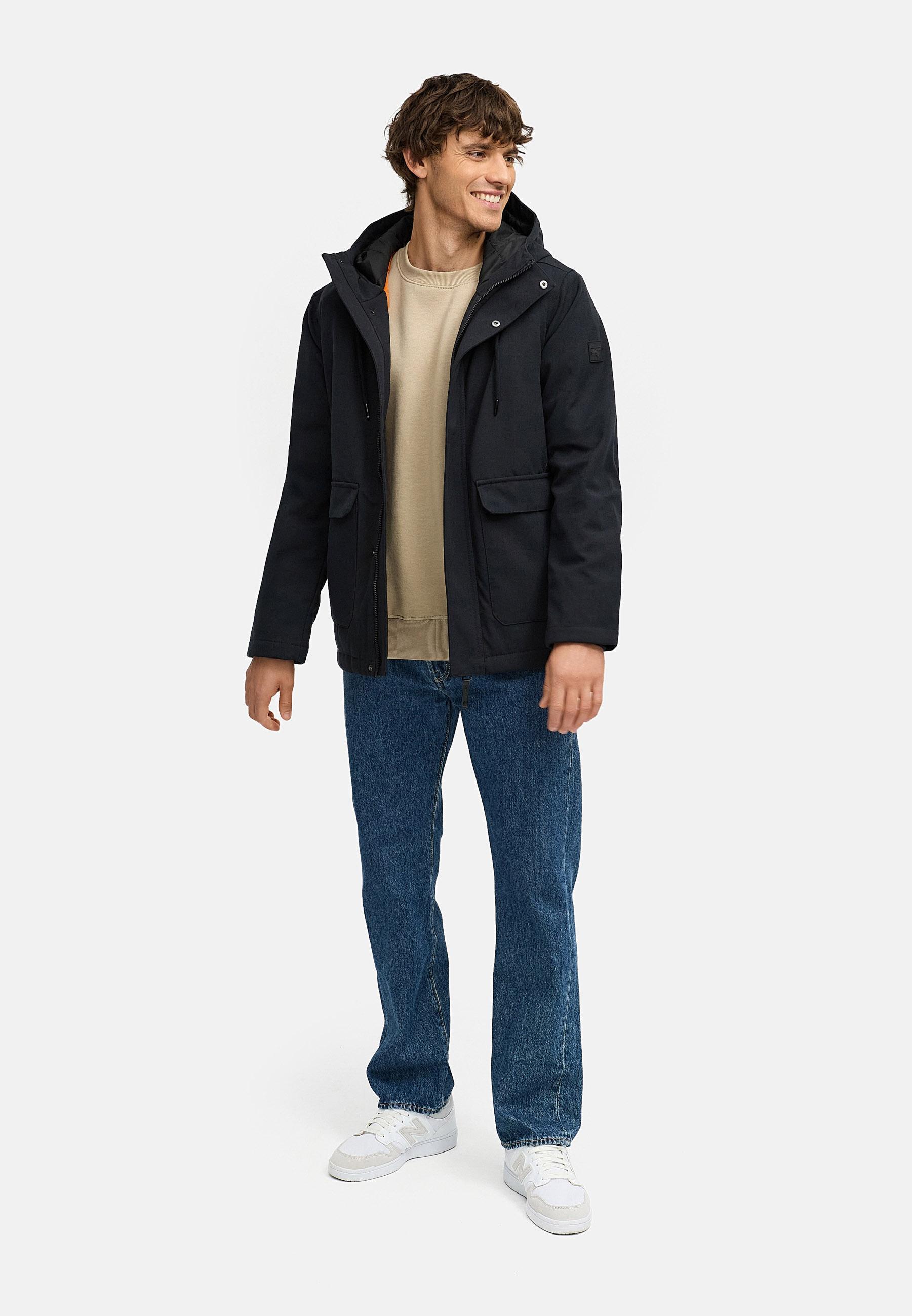 Wasserdichte Winterjacke mit Kapuze "Mr Them" Black25