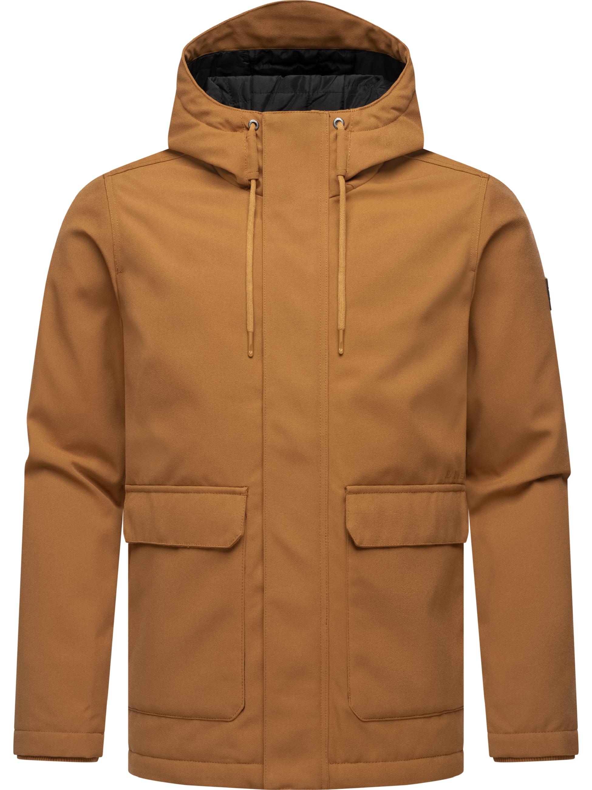 Wasserdichte Winterjacke mit Kapuze "Mr Them" Brown Sugar25