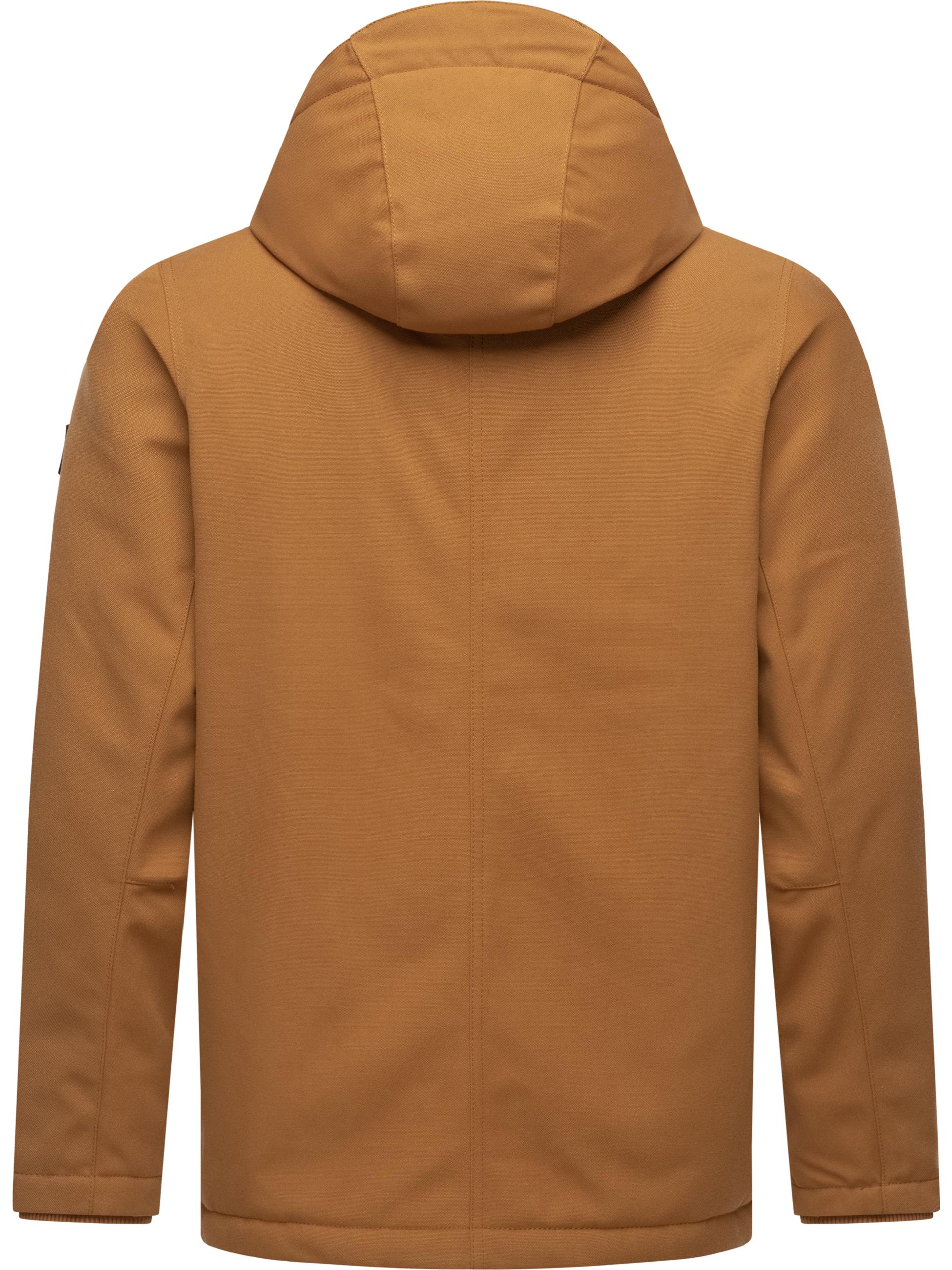 Wasserdichte Winterjacke mit Kapuze "Mr Them" Brown Sugar25