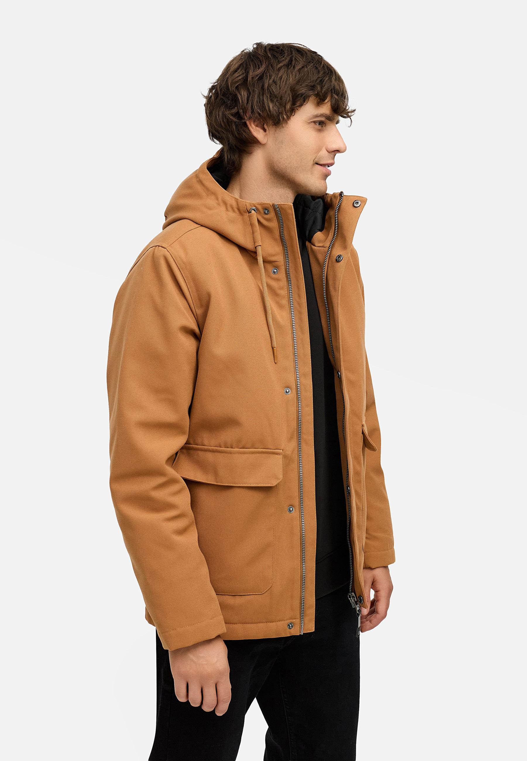 Wasserdichte Winterjacke mit Kapuze "Mr Them" Brown Sugar25
