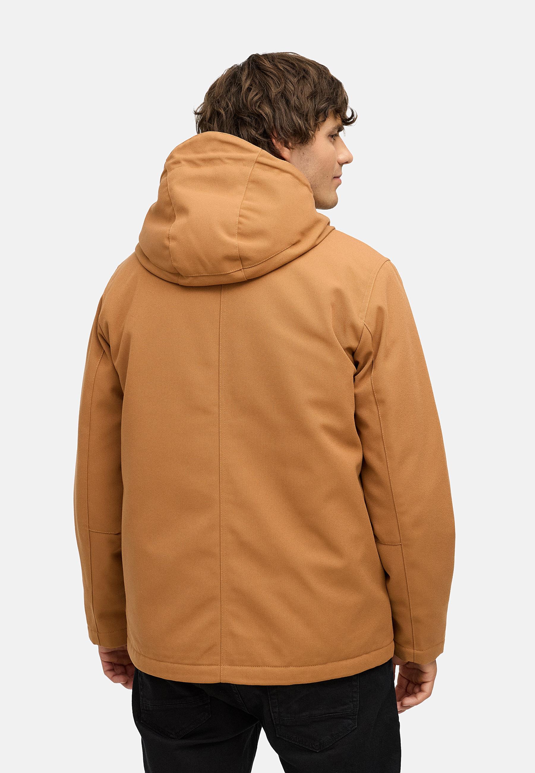 Wasserdichte Winterjacke mit Kapuze "Mr Them" Brown Sugar25