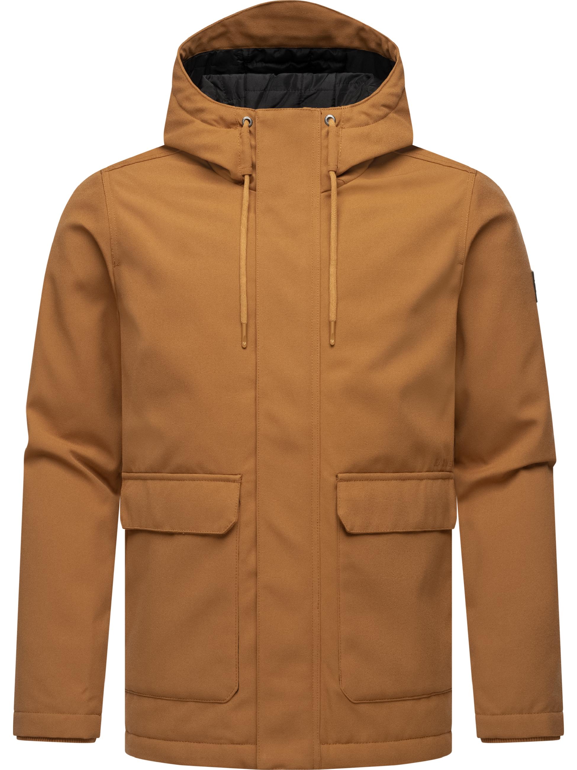 Wasserdichte Winterjacke mit Kapuze "Mr Them" Brown Sugar