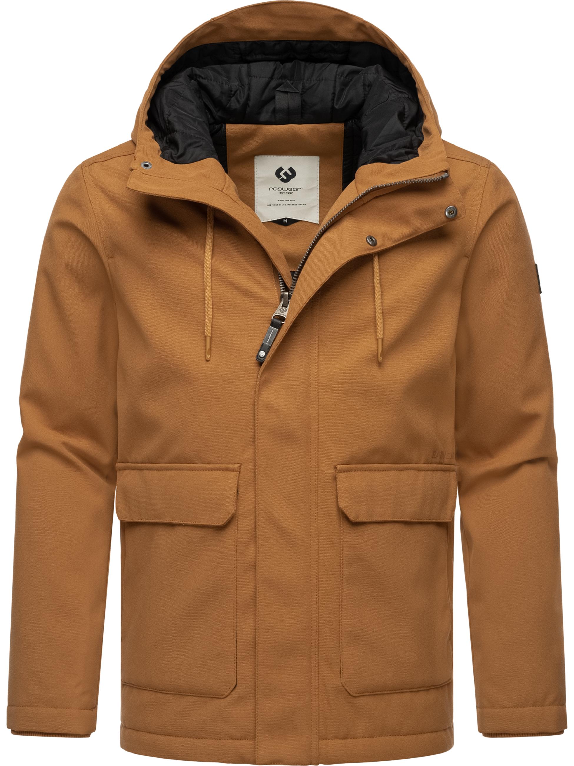 Wasserdichte Winterjacke mit Kapuze "Mr Them" Brown Sugar