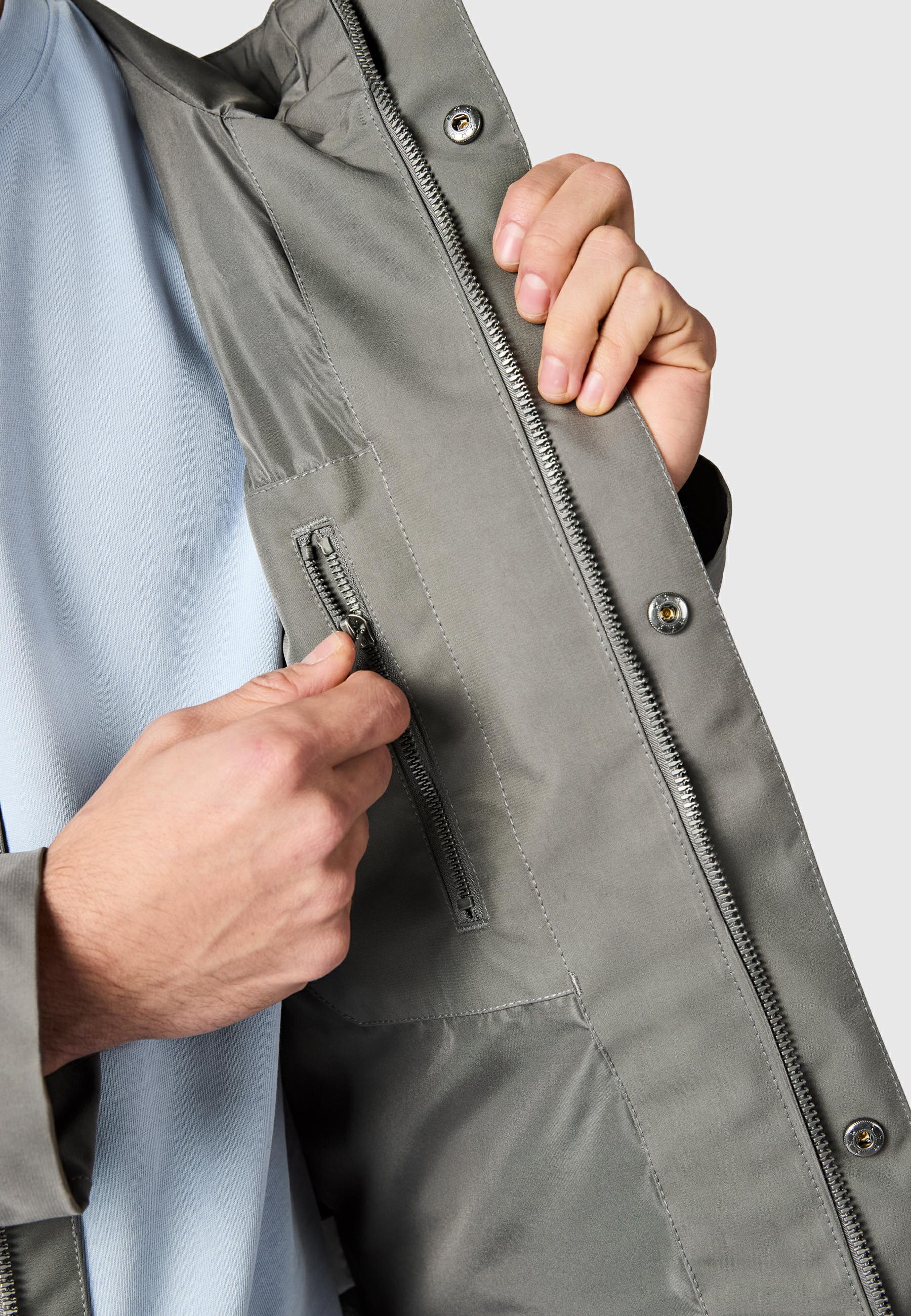 Leichte Funktionsjacke "Mr Them Light YOUMODO" Stone Grey