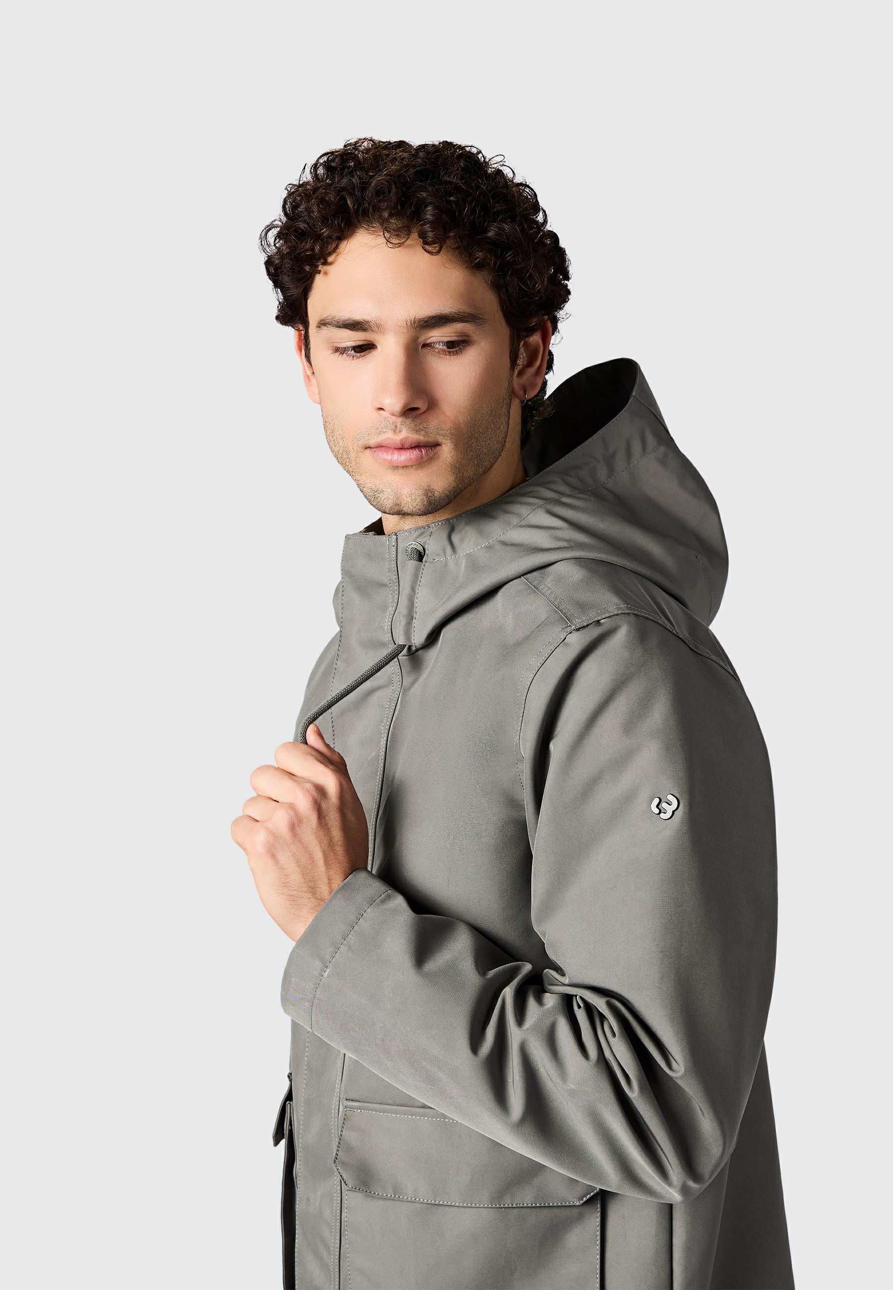 Leichte Funktionsjacke "Mr Them Light YOUMODO" Stone Grey