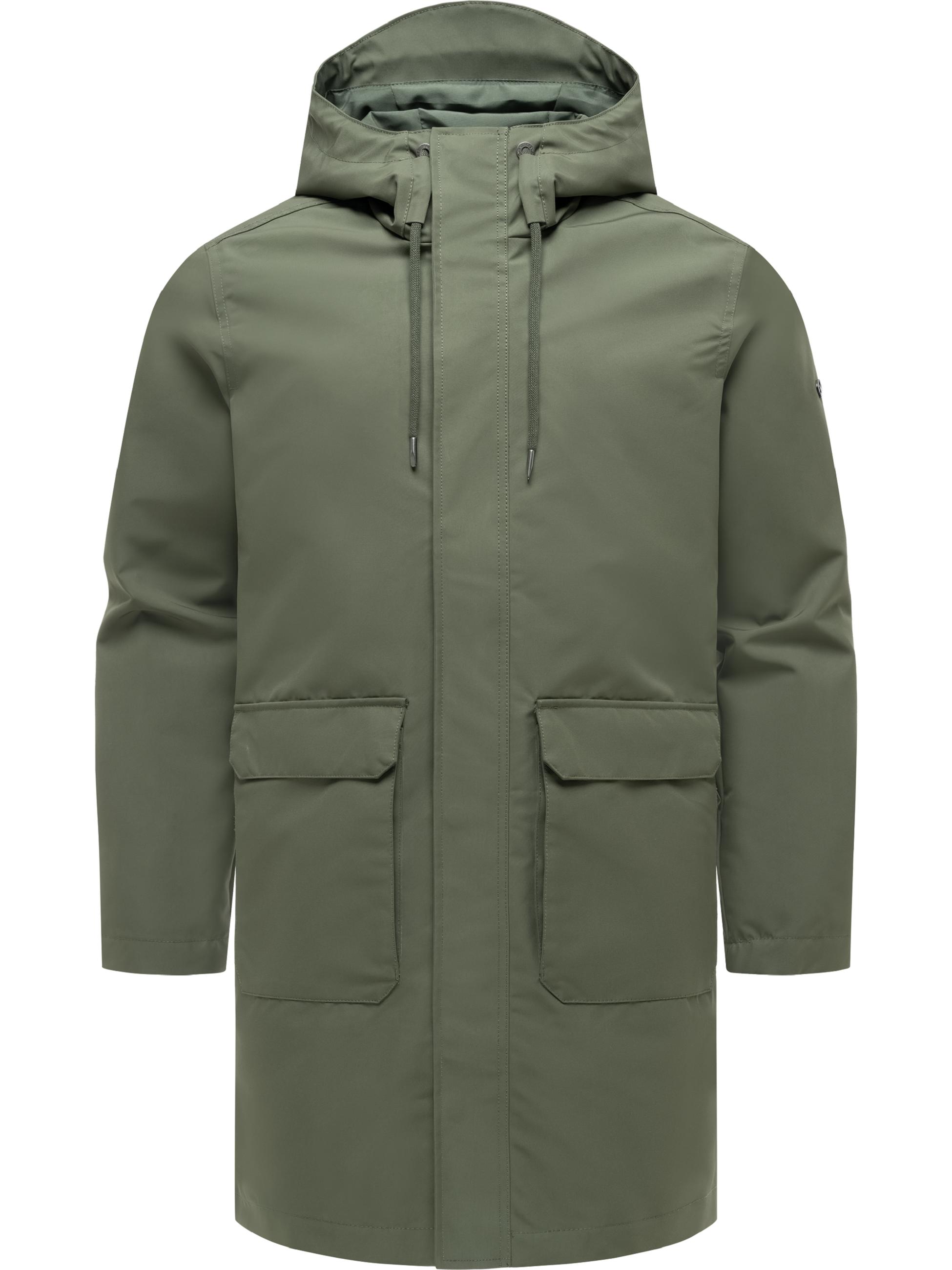 Funktionaler Übergangsmantel "Mr Them Long Light YOUMODO" Dark Olive