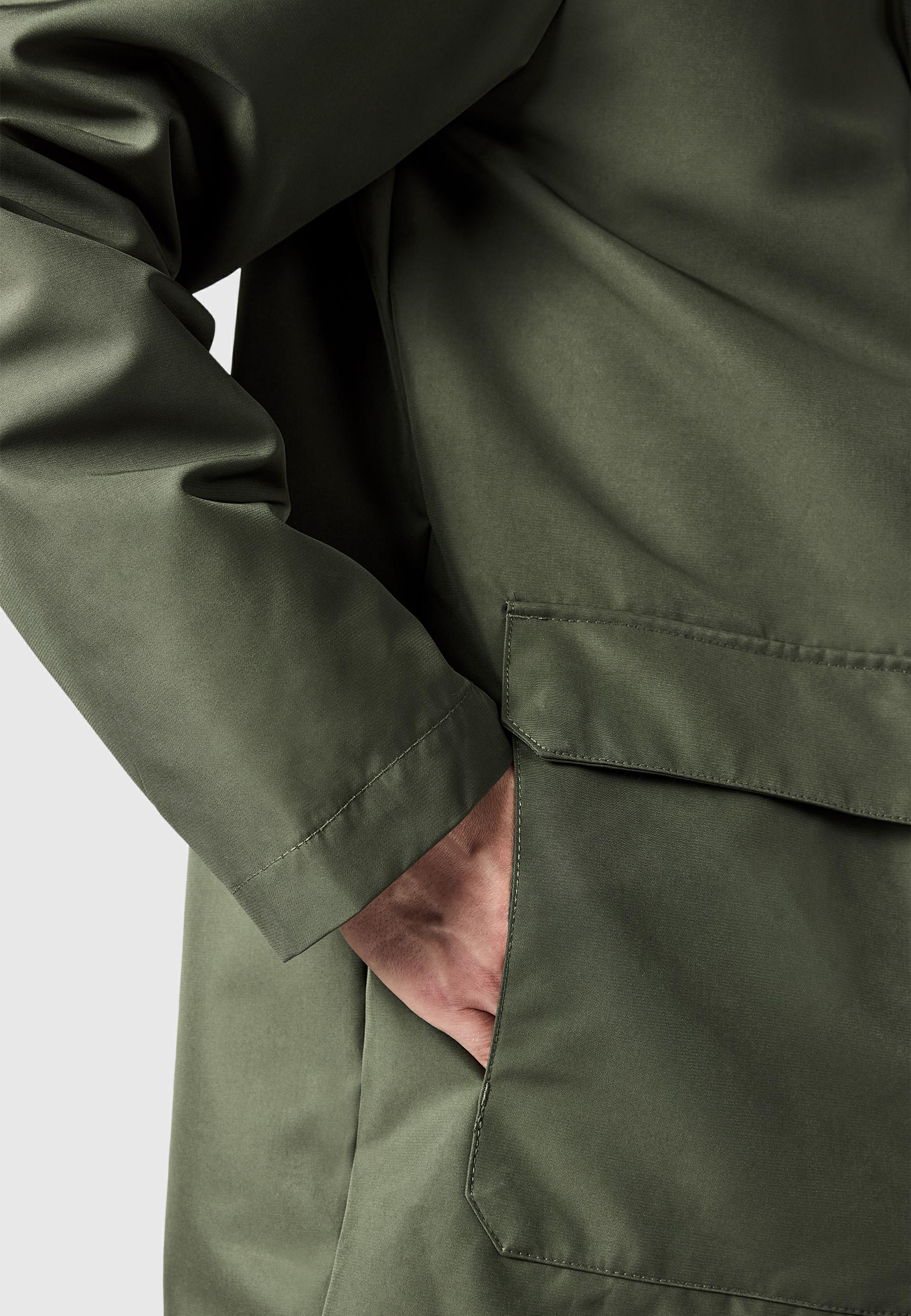 Funktionaler Übergangsmantel "Mr Them Long Light YOUMODO" Dark Olive