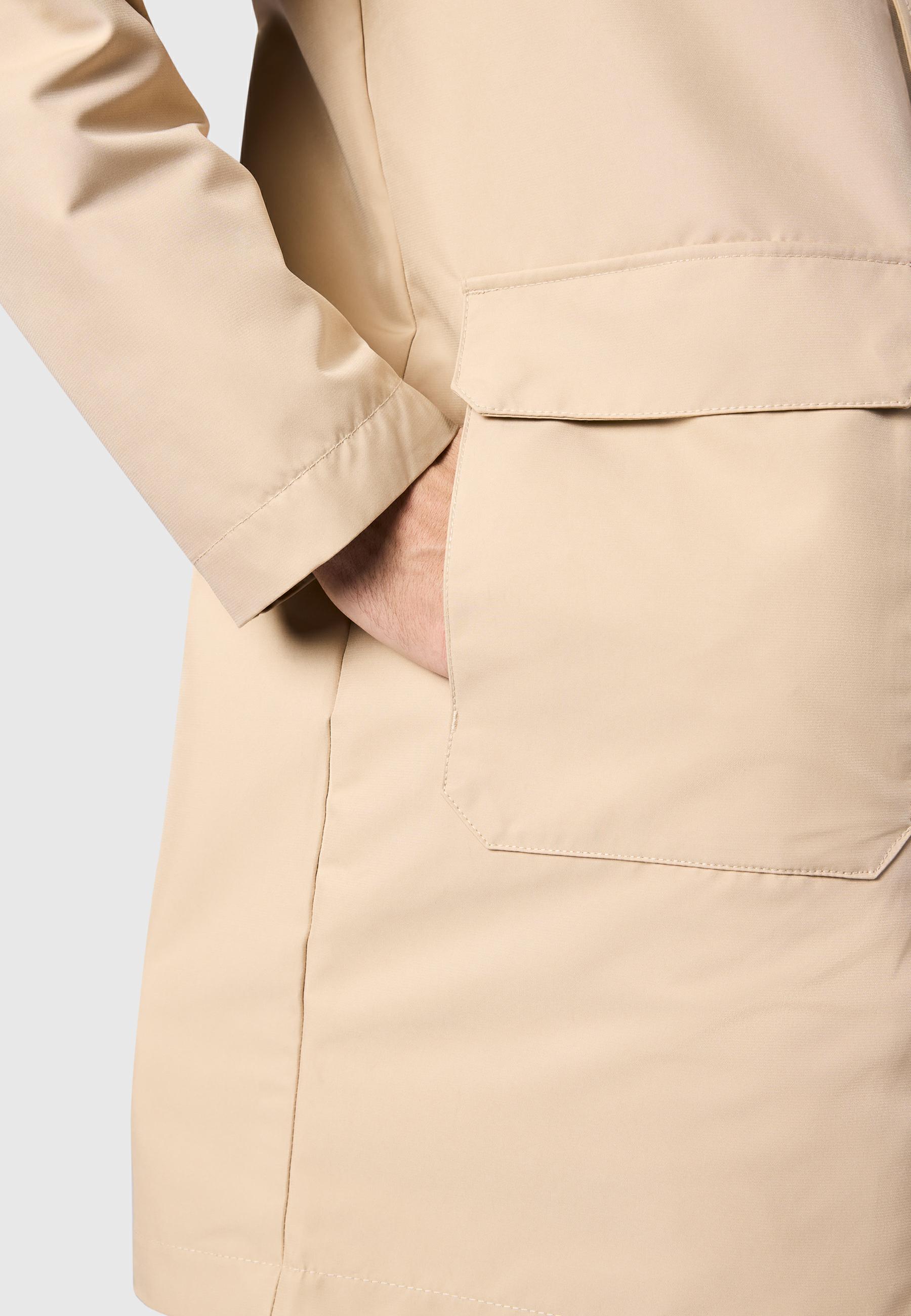 Funktionaler Übergangsmantel "Mr Them Long Light YOUMODO" Sand