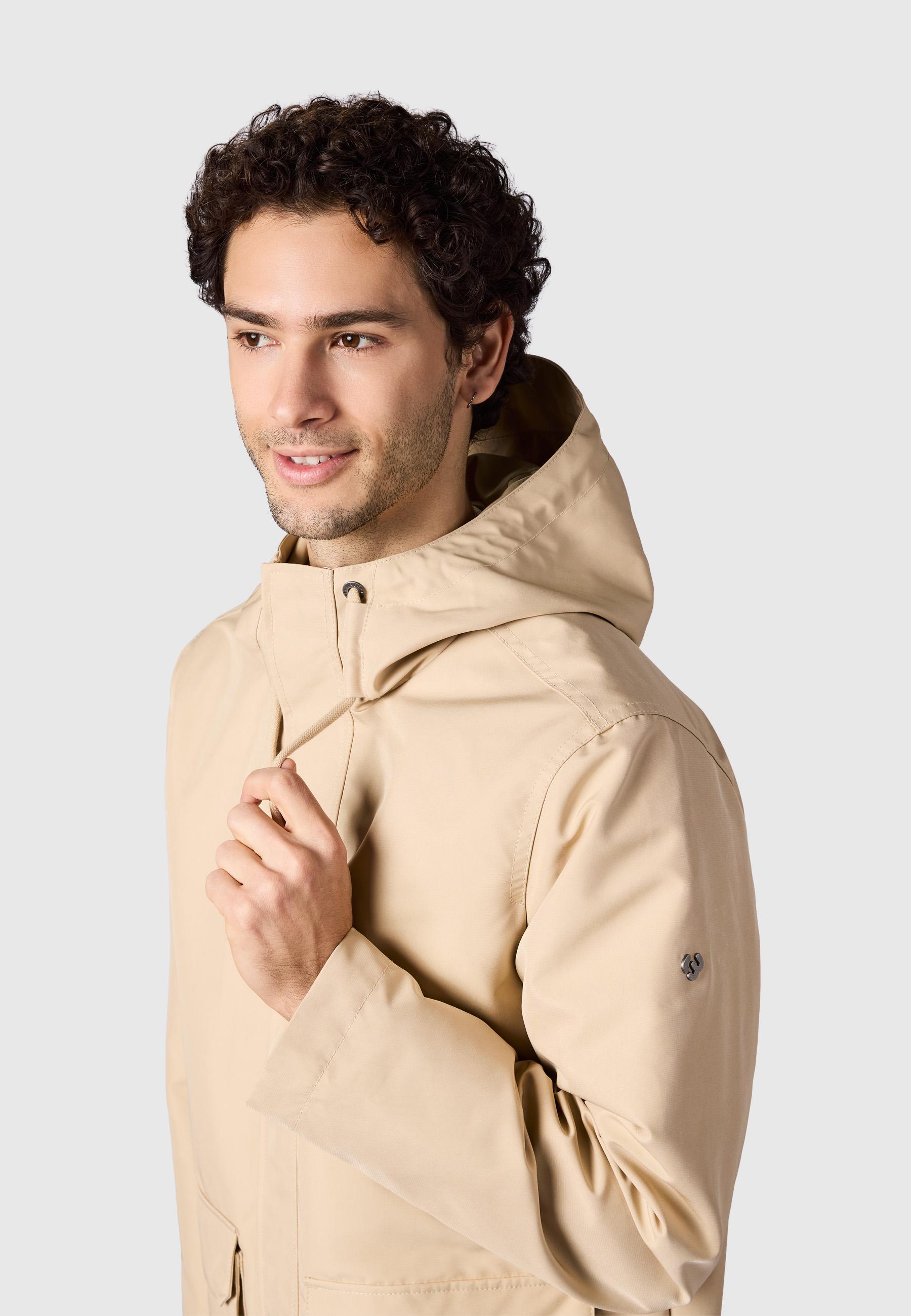 Funktionaler Übergangsmantel "Mr Them Long Light YOUMODO" Sand