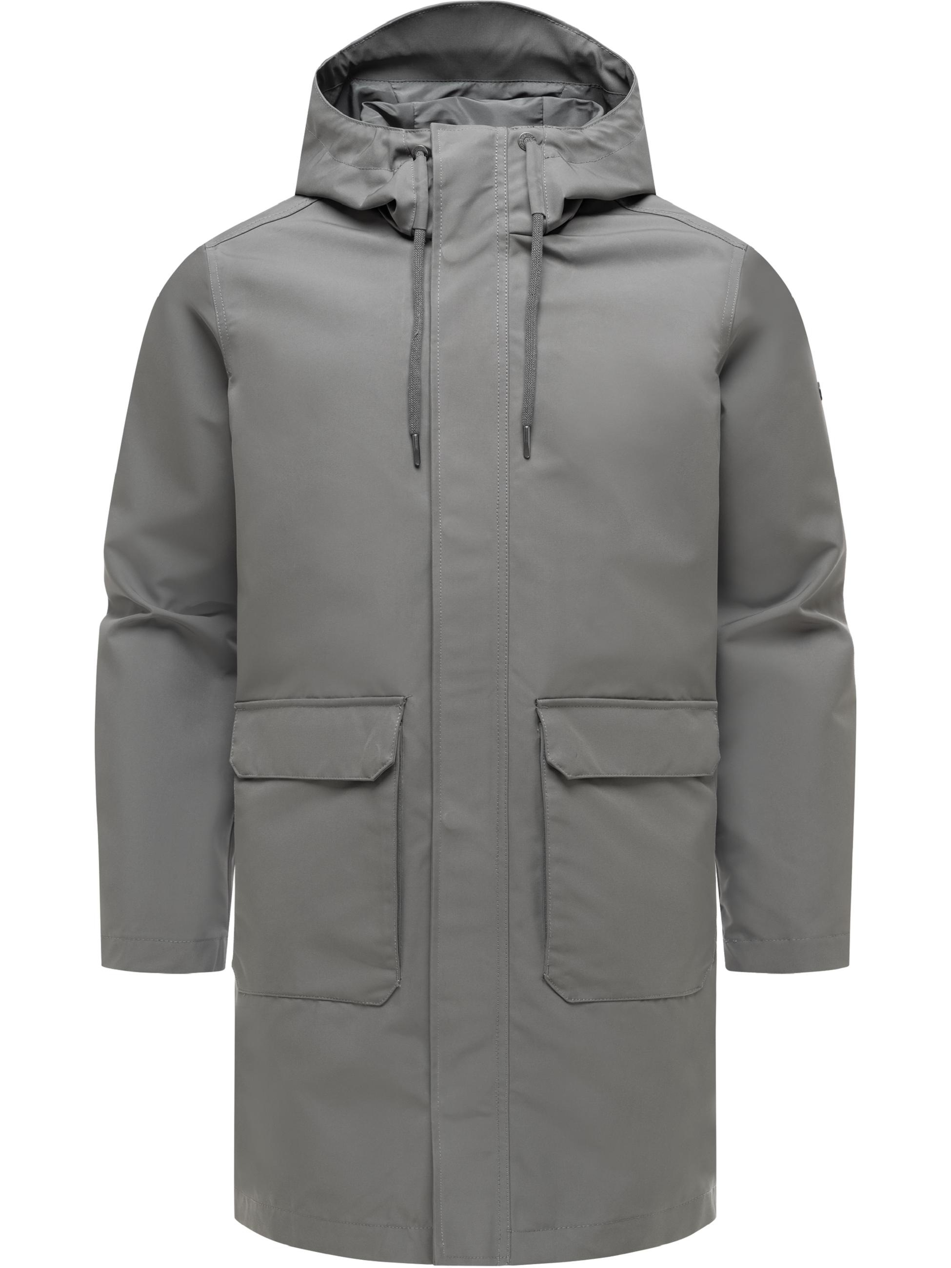 Funktionaler Übergangsmantel "Mr Them Long Light YOUMODO" Stone Grey