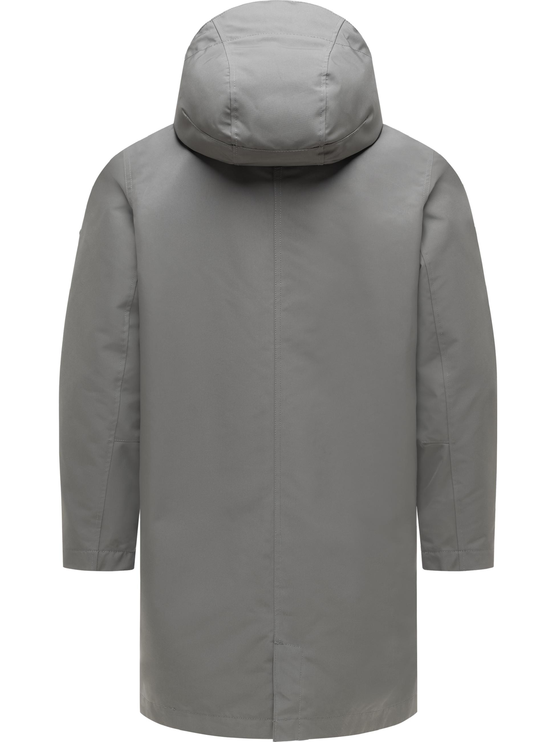 Funktionaler Übergangsmantel "Mr Them Long Light YOUMODO" Stone Grey