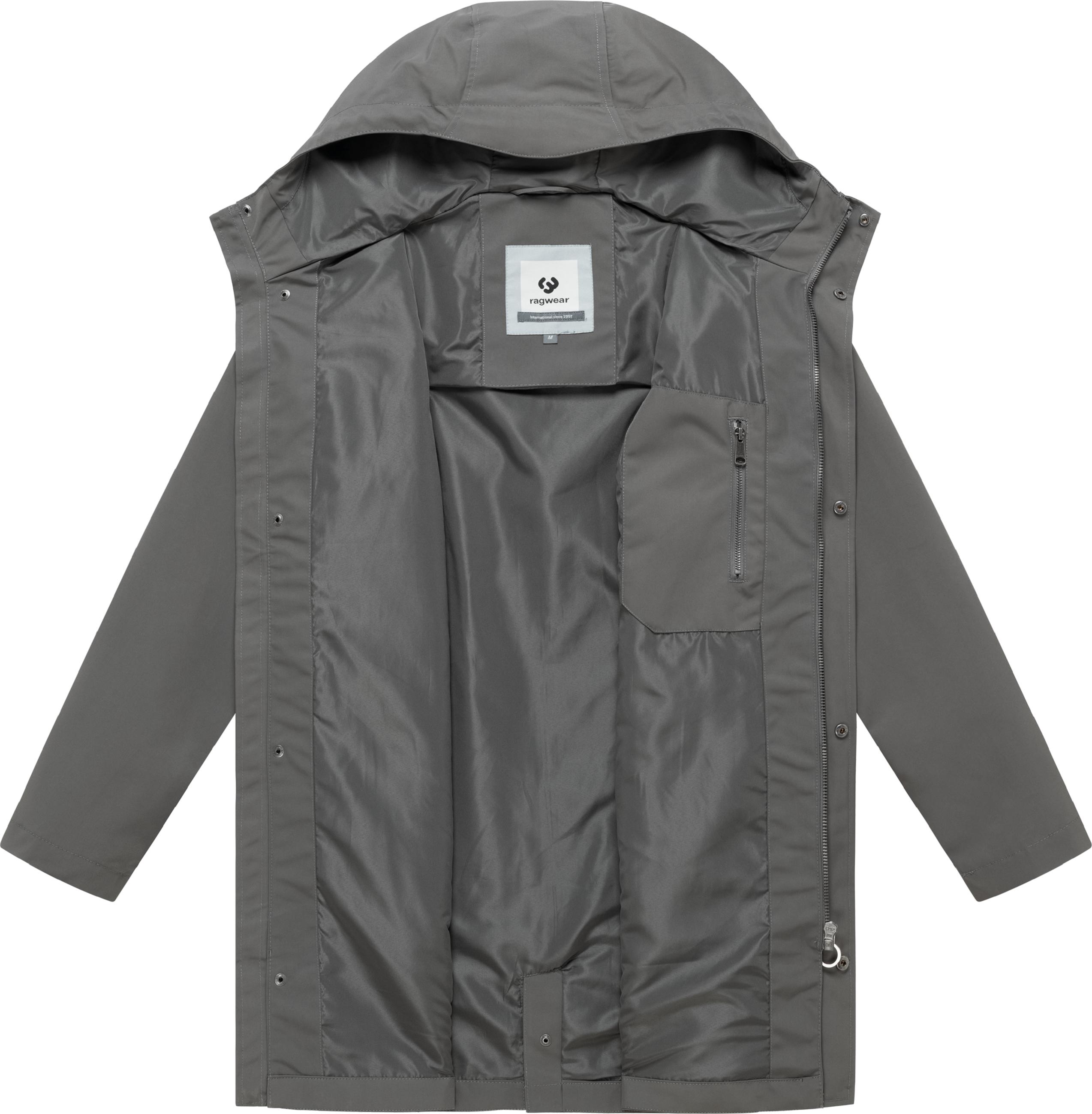 Funktionaler Übergangsmantel "Mr Them Long Light YOUMODO" Stone Grey