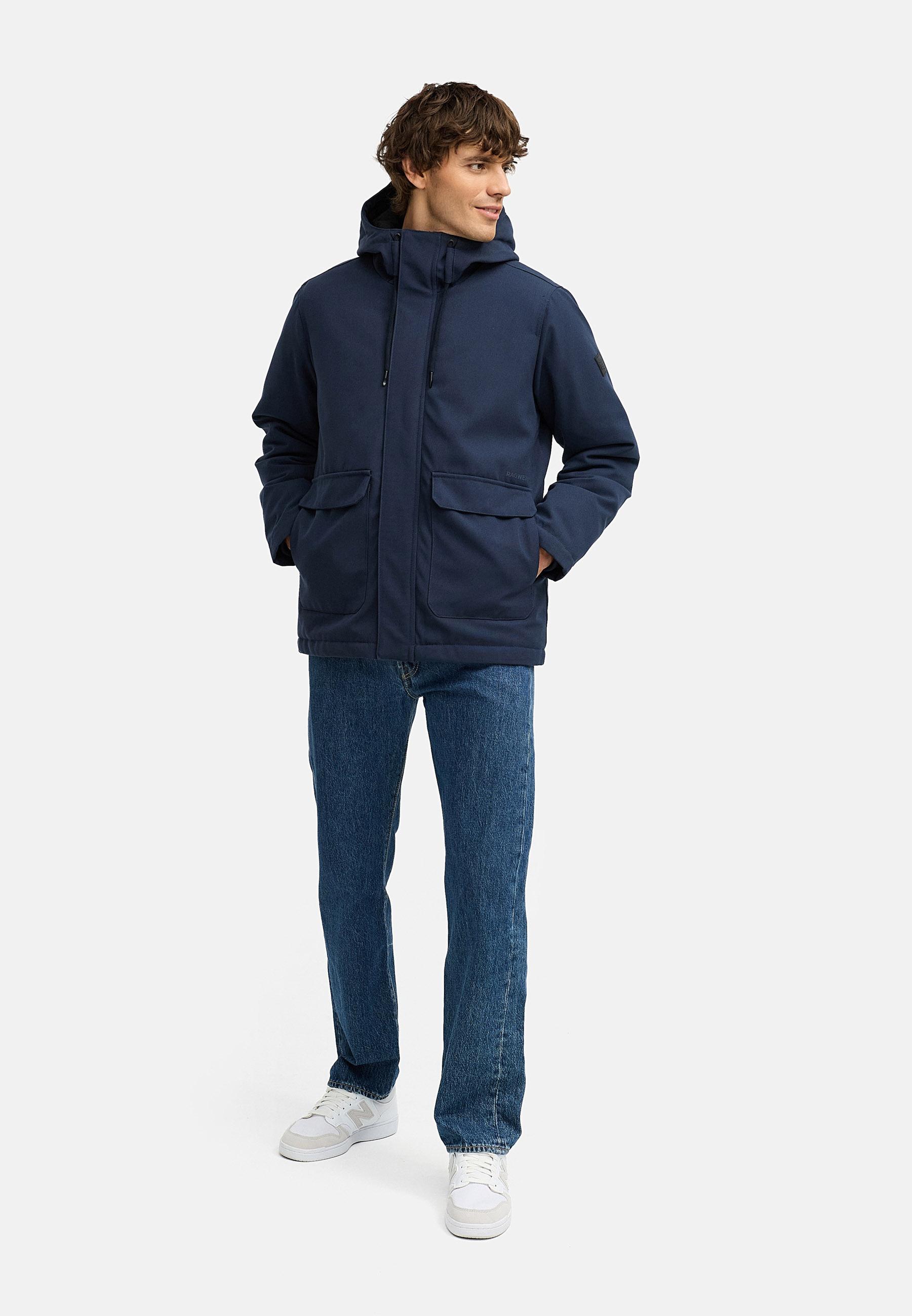 Wasserdichte Winterjacke mit Kapuze "Mr Them" Navy25