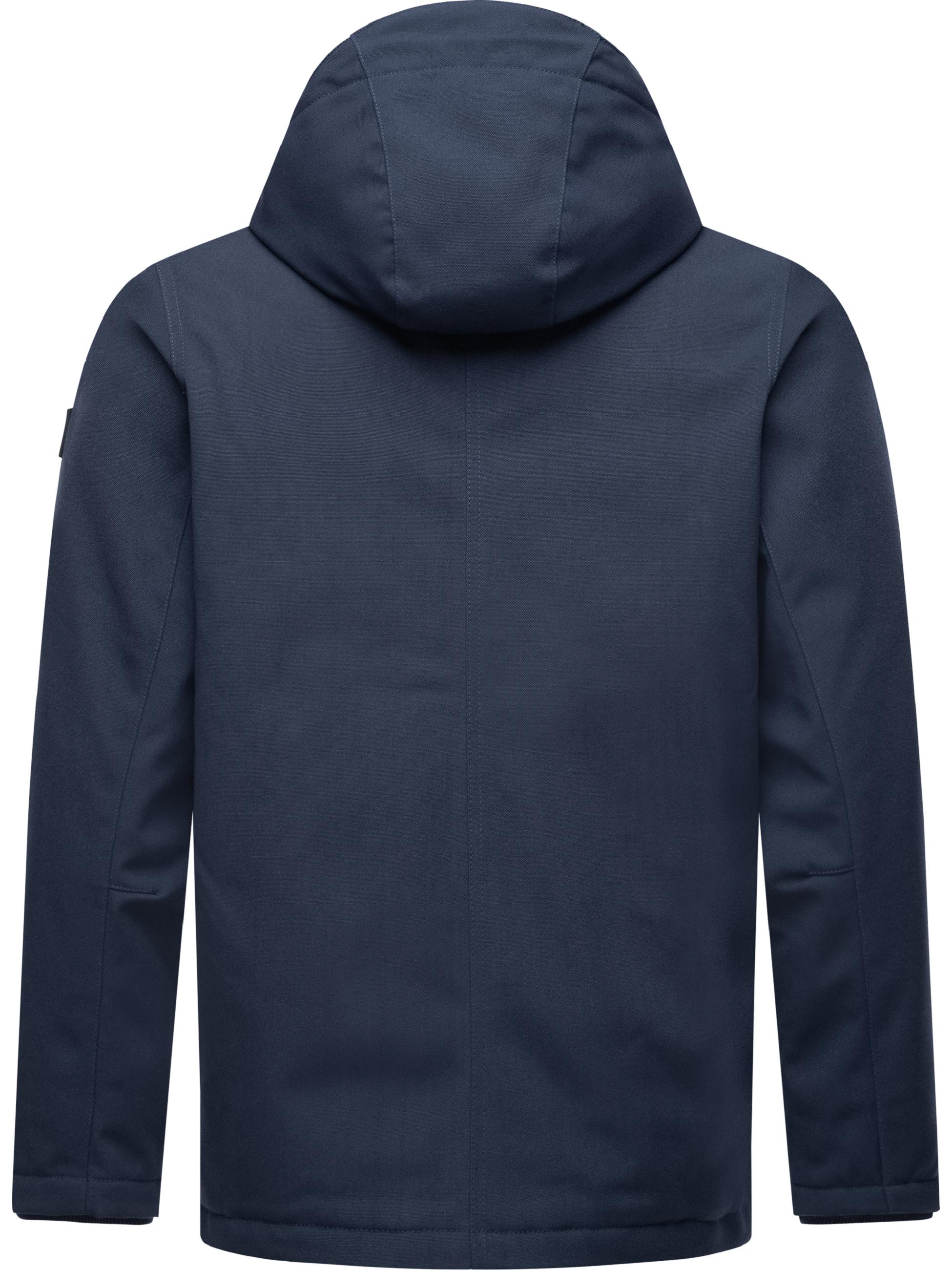 Wasserdichte Winterjacke mit Kapuze "Mr Them" Navy