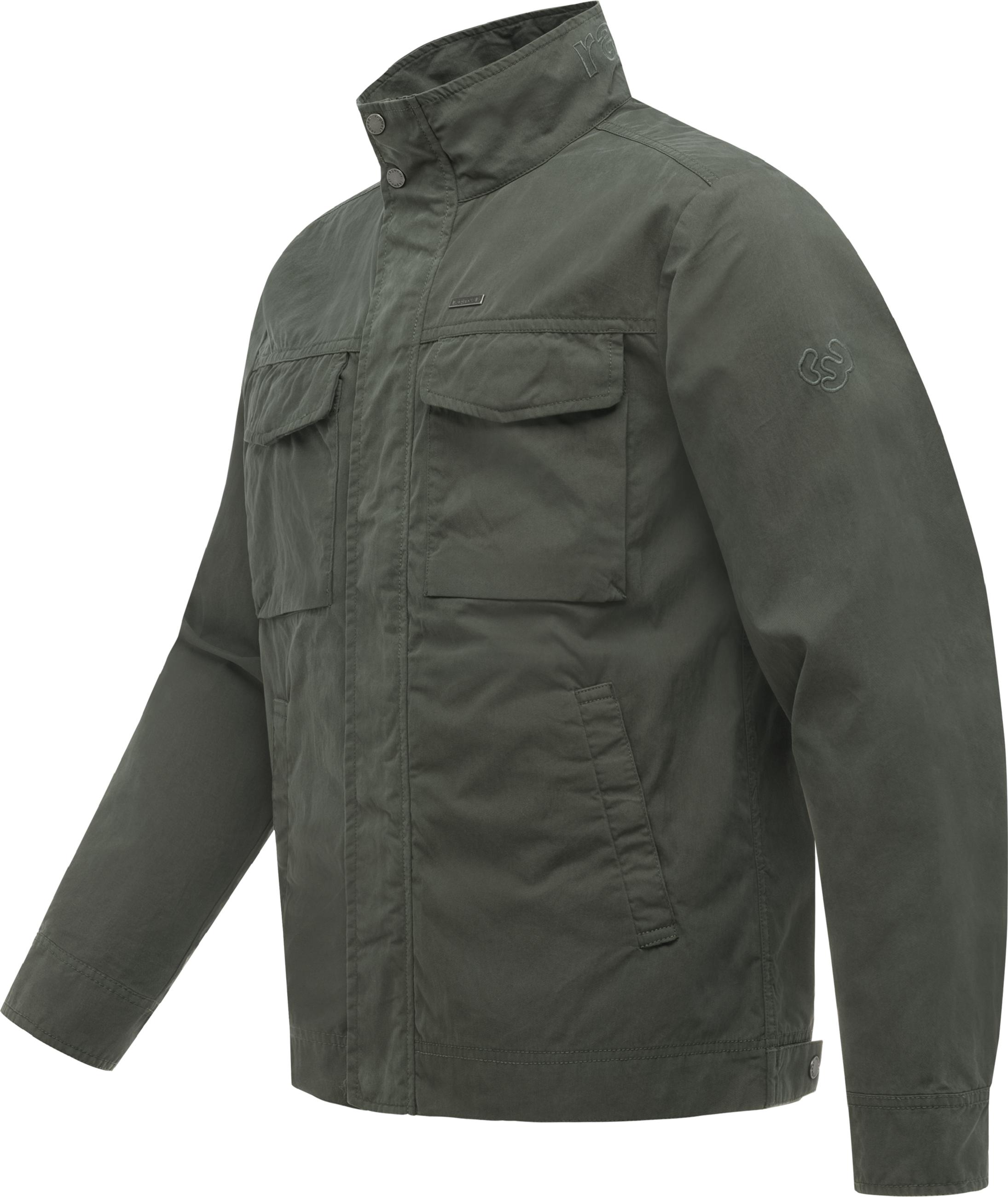 Leichte Übergangsjacke mit Brusttaschen "Murpho" Dark Olive