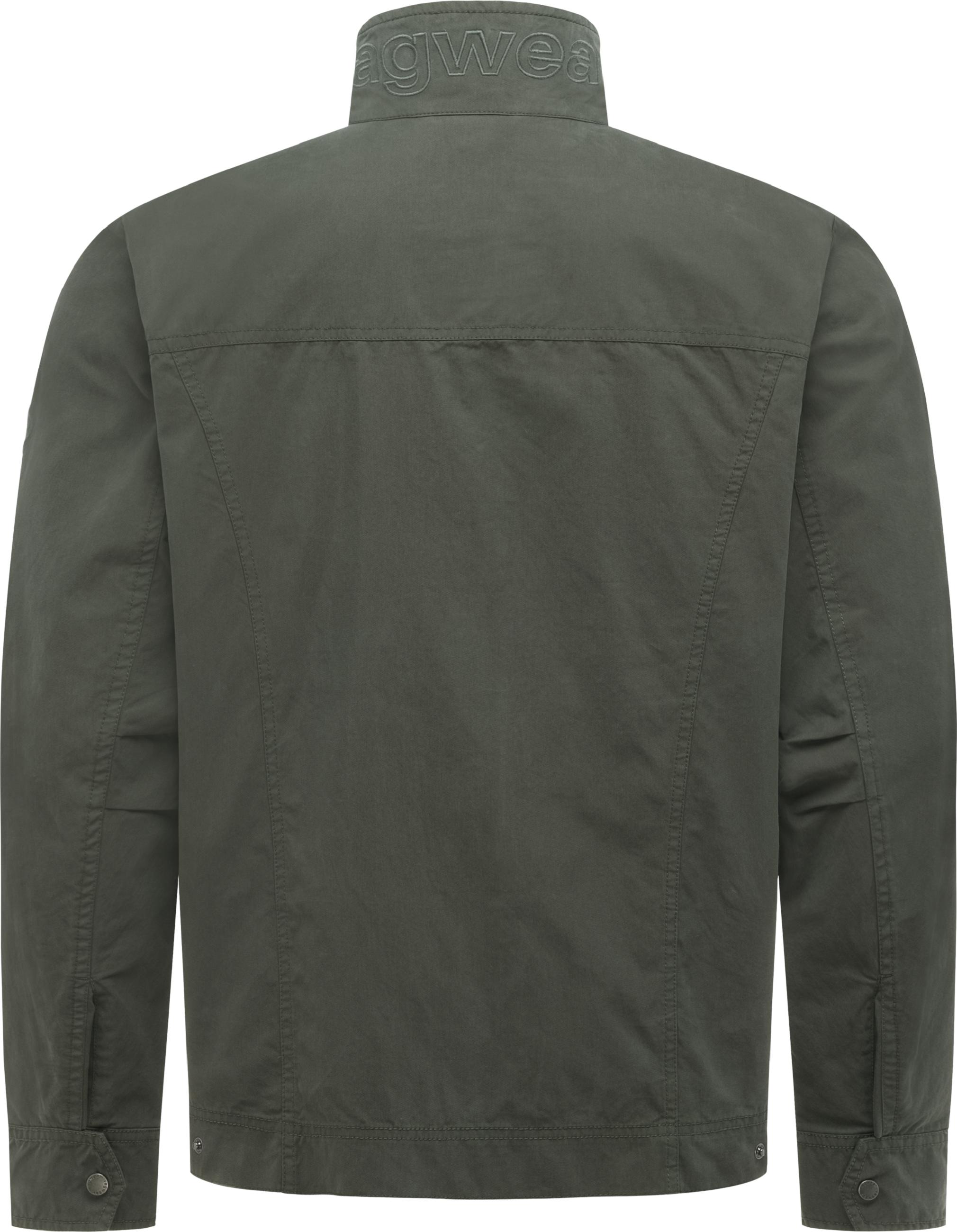 Leichte Übergangsjacke mit Brusttaschen "Murpho" Dark Olive