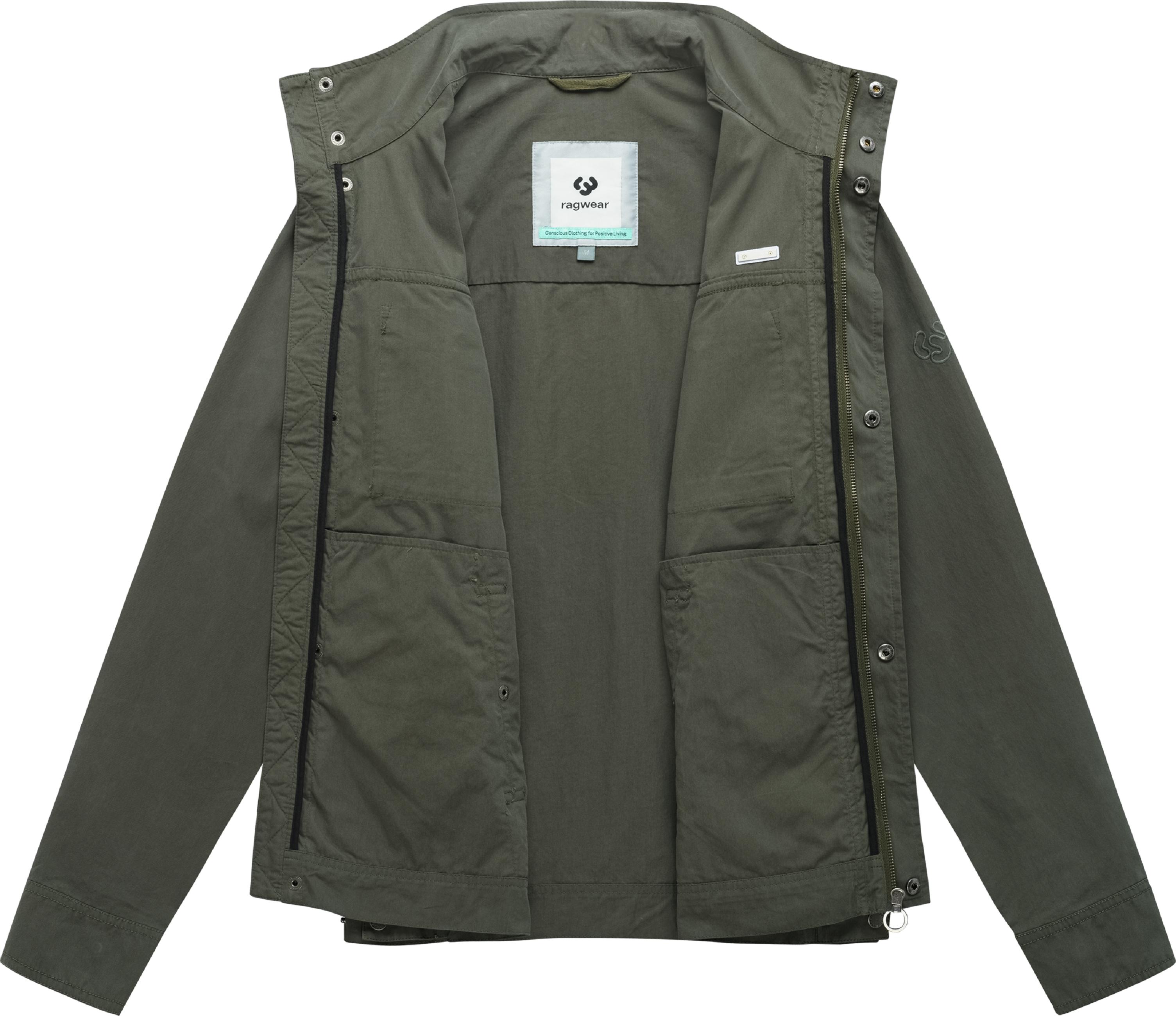 Leichte Übergangsjacke mit Brusttaschen "Murpho" Dark Olive