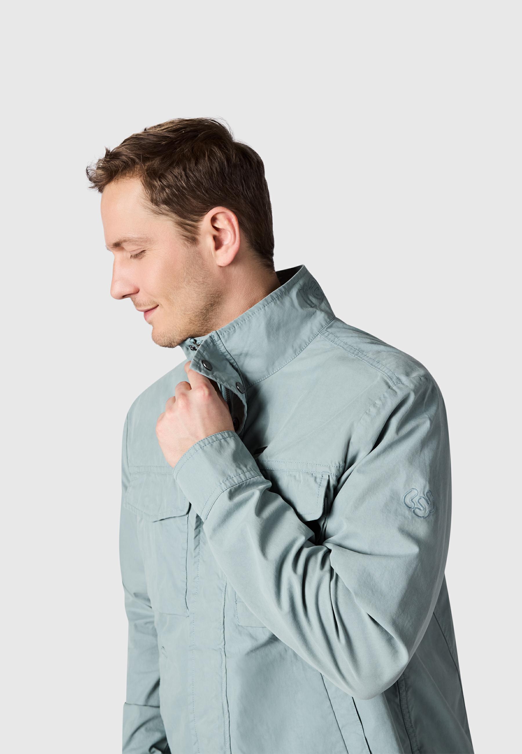 Leichte Übergangsjacke mit Brusttaschen "Murpho" Stone Blue