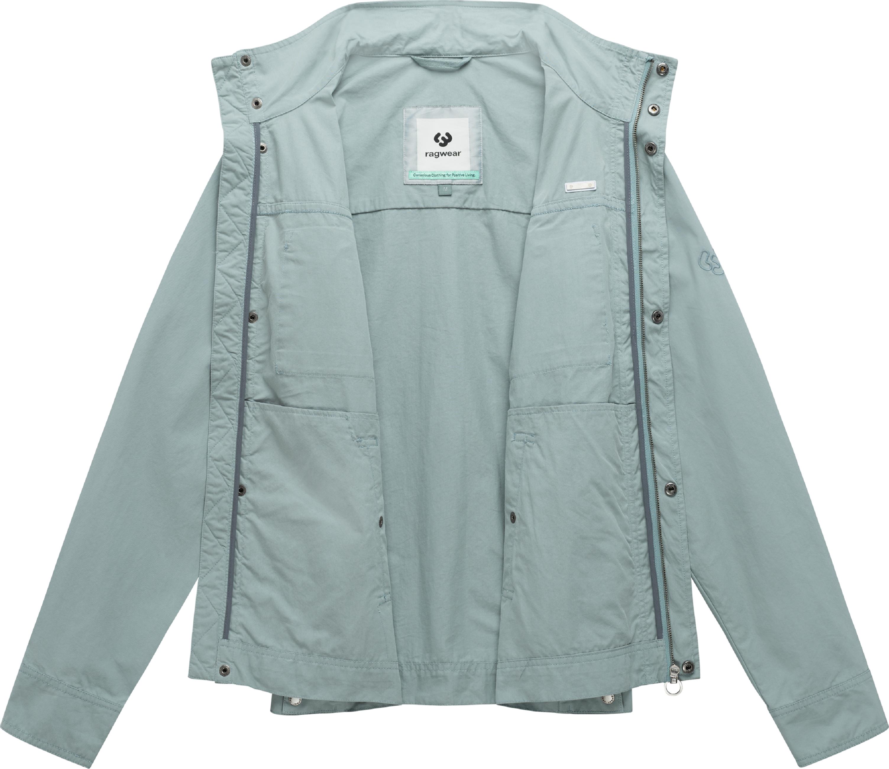 Leichte Übergangsjacke mit Brusttaschen "Murpho" Stone Blue