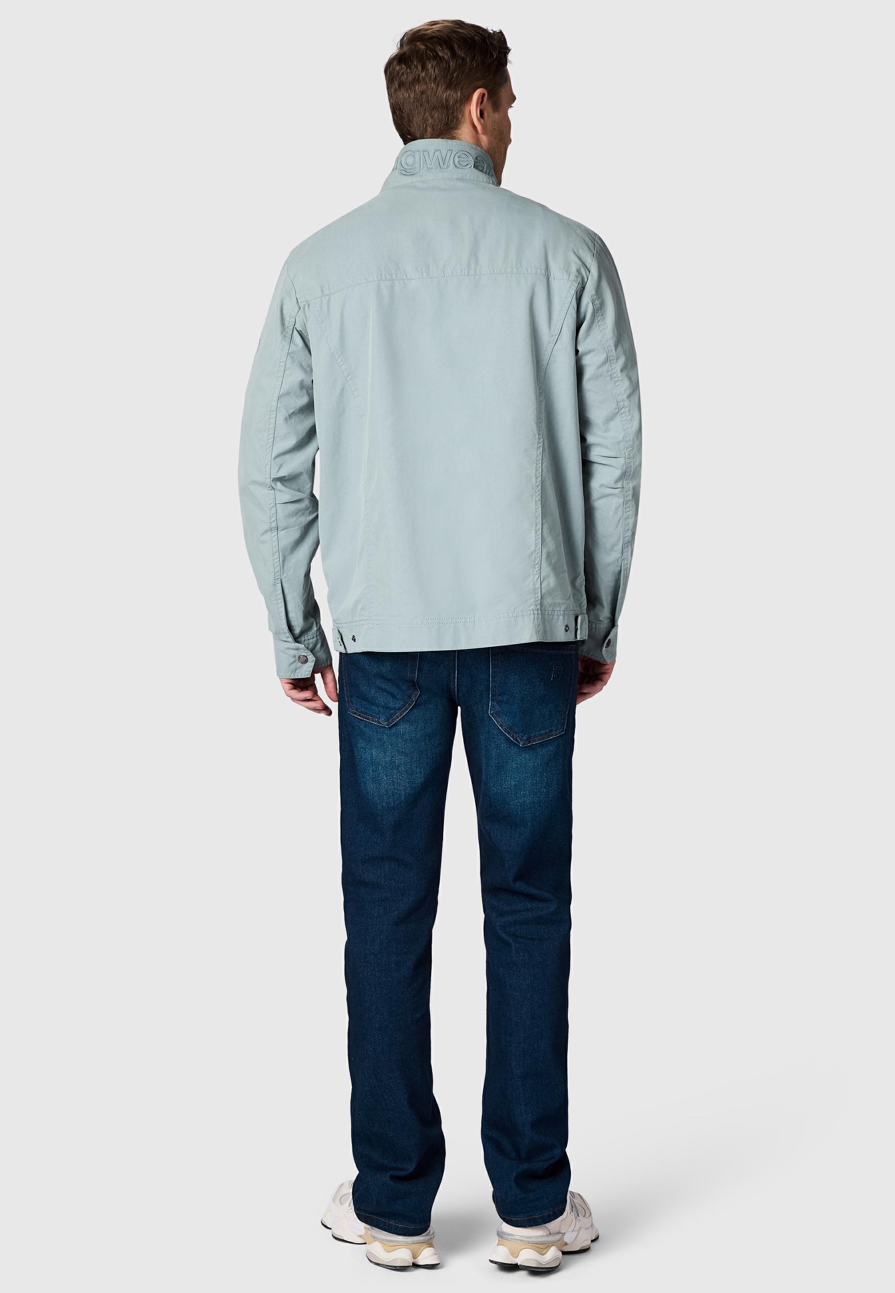 Leichte Übergangsjacke mit Brusttaschen "Murpho" Stone Blue