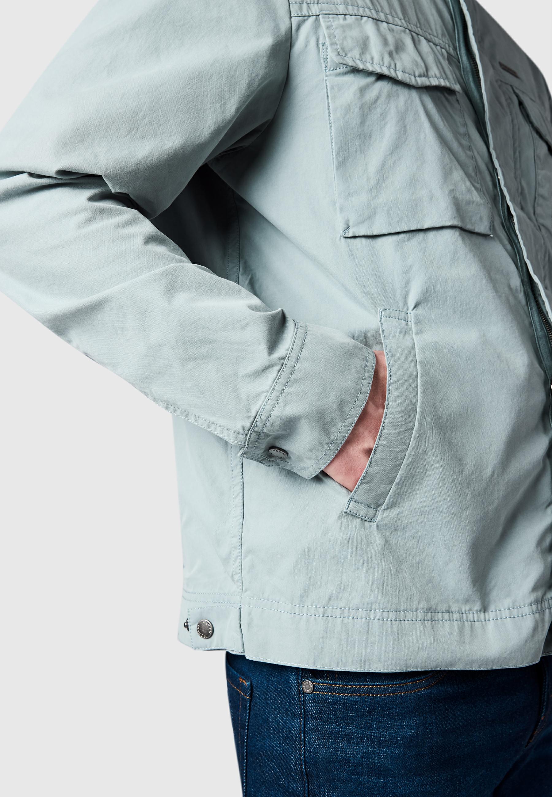 Leichte Übergangsjacke mit Brusttaschen "Murpho" Stone Blue