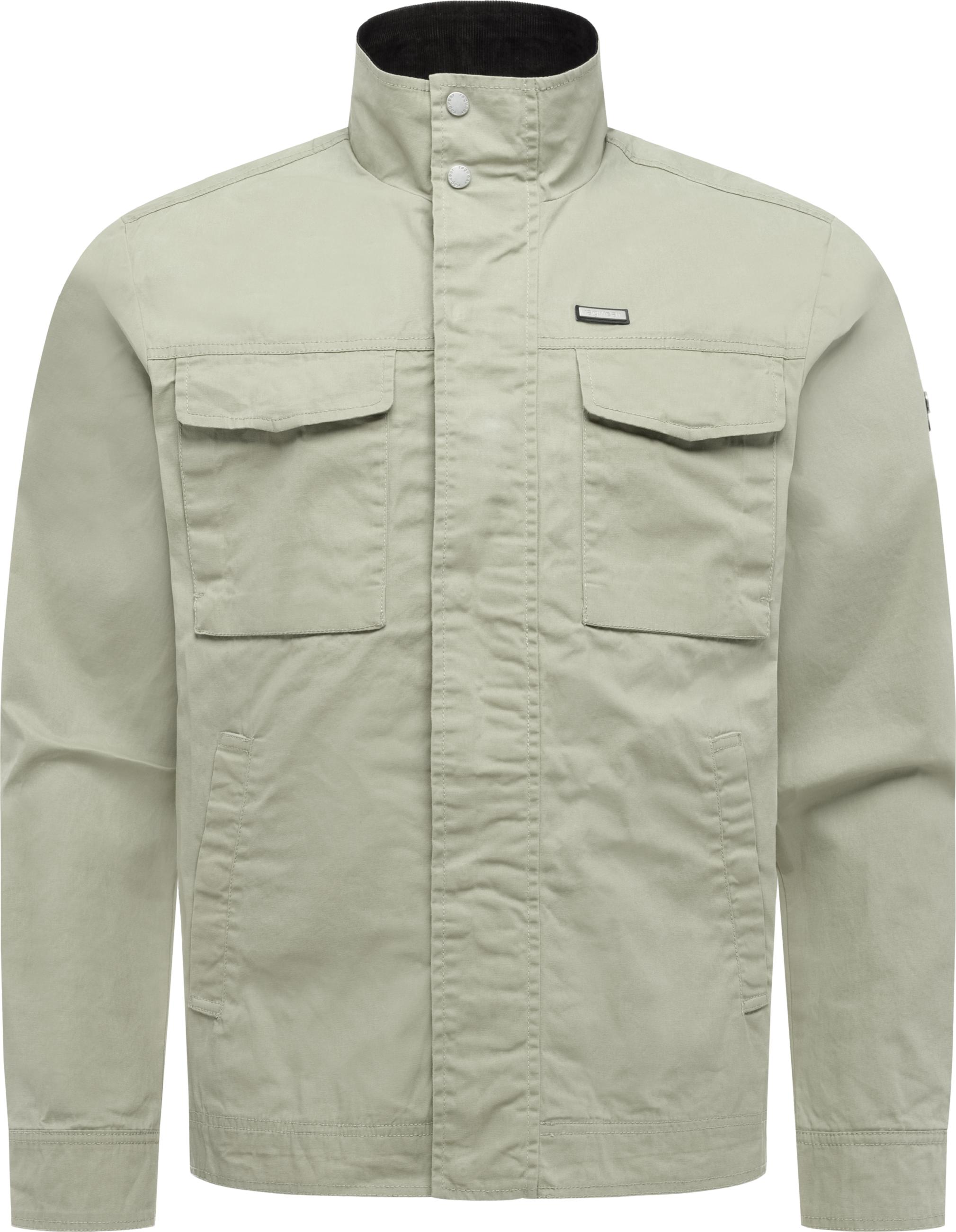 Geradlinige Übergangsjacke mit Brusttaschen "Murpho Vintage" Dusty Olive