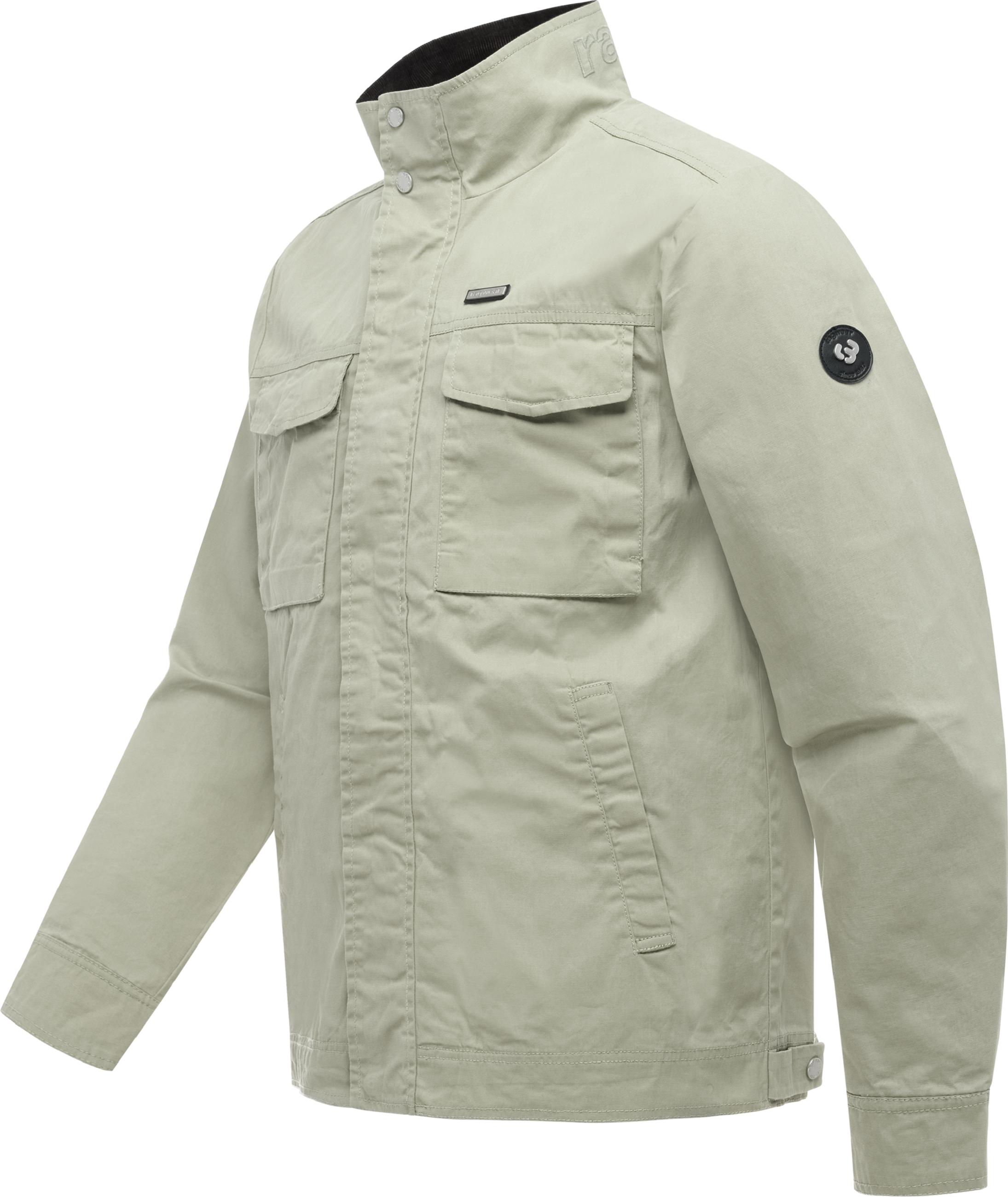 Geradlinige Übergangsjacke mit Brusttaschen "Murpho Vintage" Dusty Olive